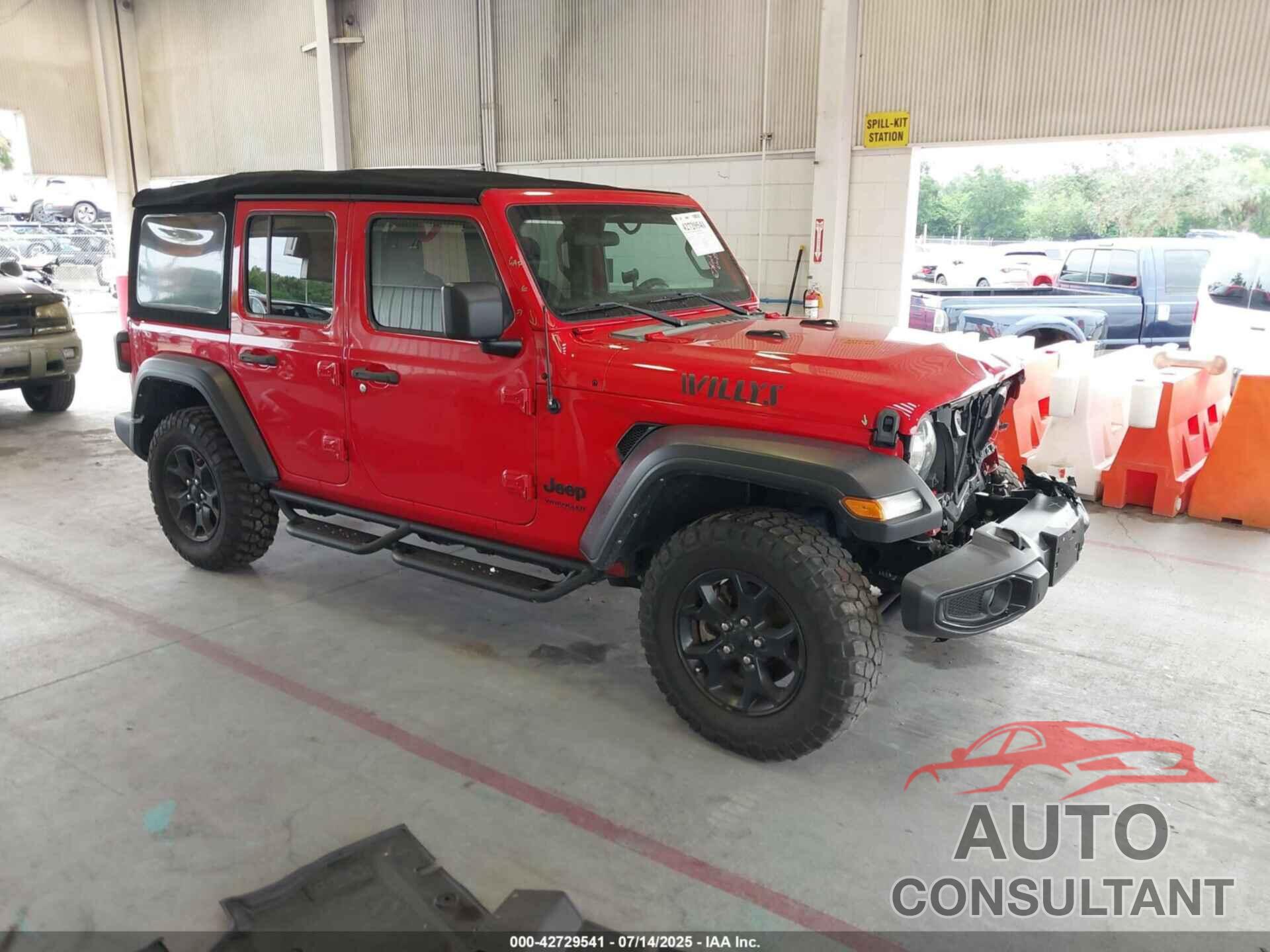 JEEP WRANGLER UNLIMITED 2022 - 1C4HJXDG6NW175129