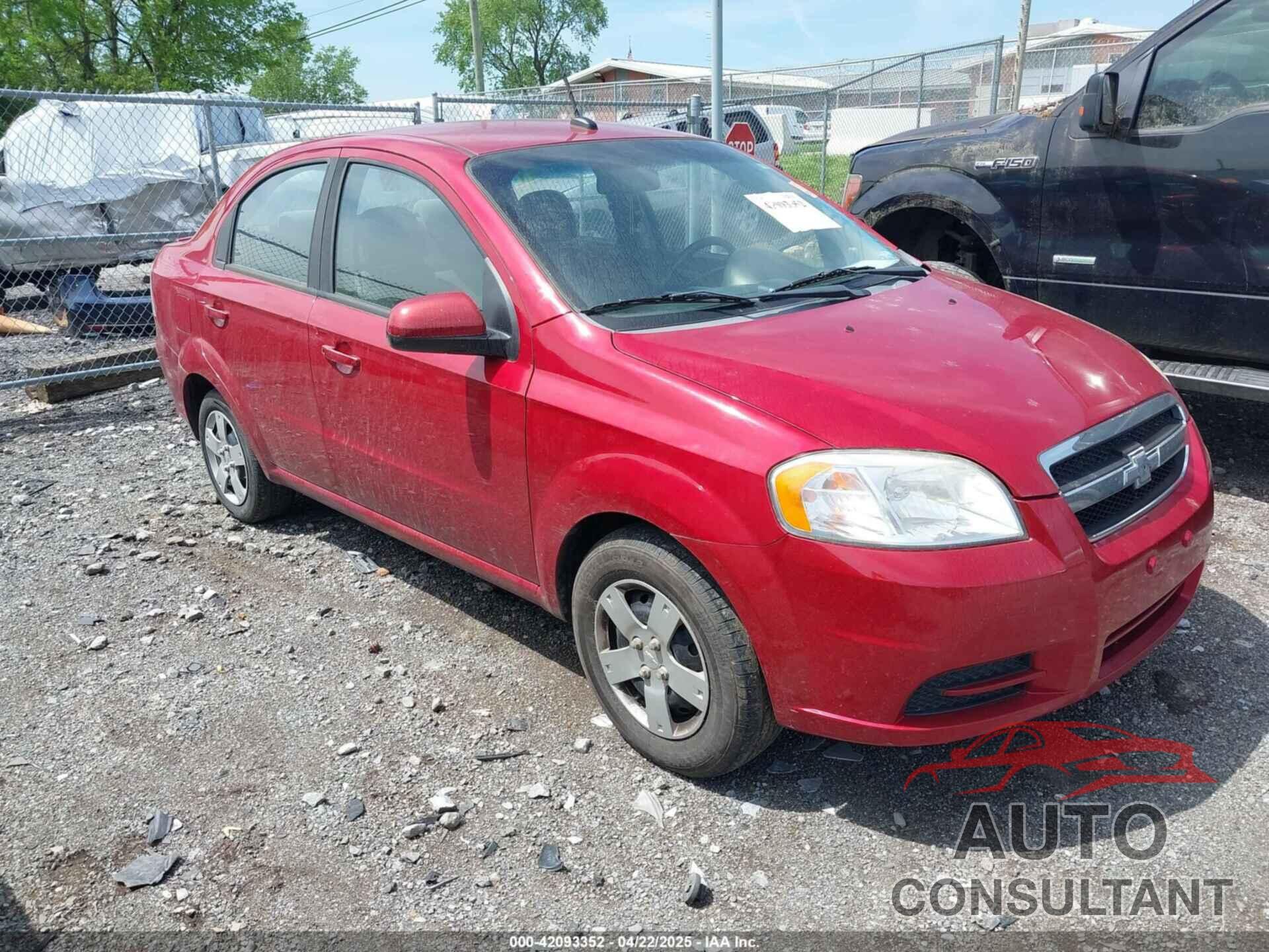 CHEVROLET AVEO 2011 - KL1TD5DE7BB188101