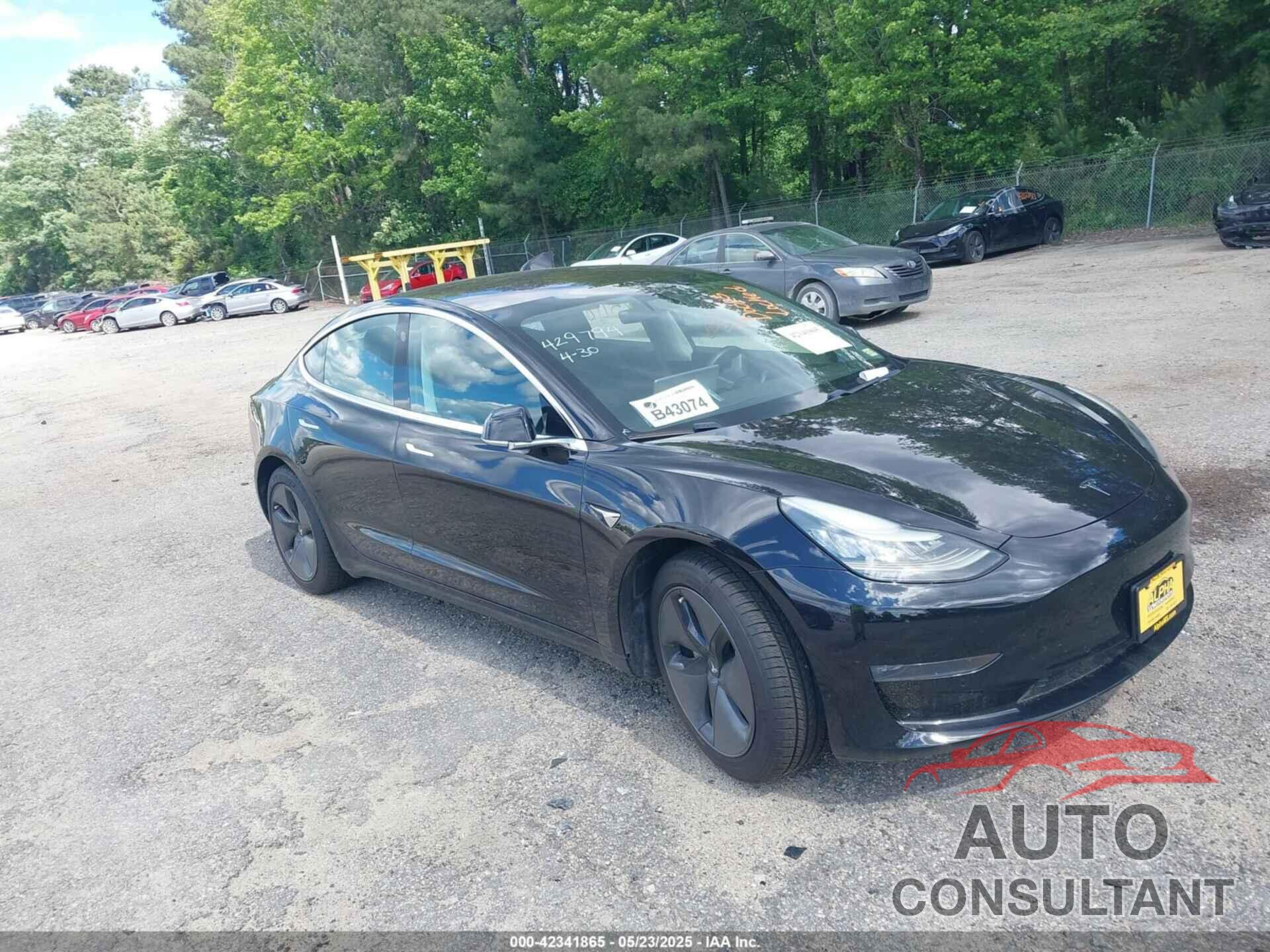 TESLA MODEL 3 2018 - 5YJ3E1EB3JF077141
