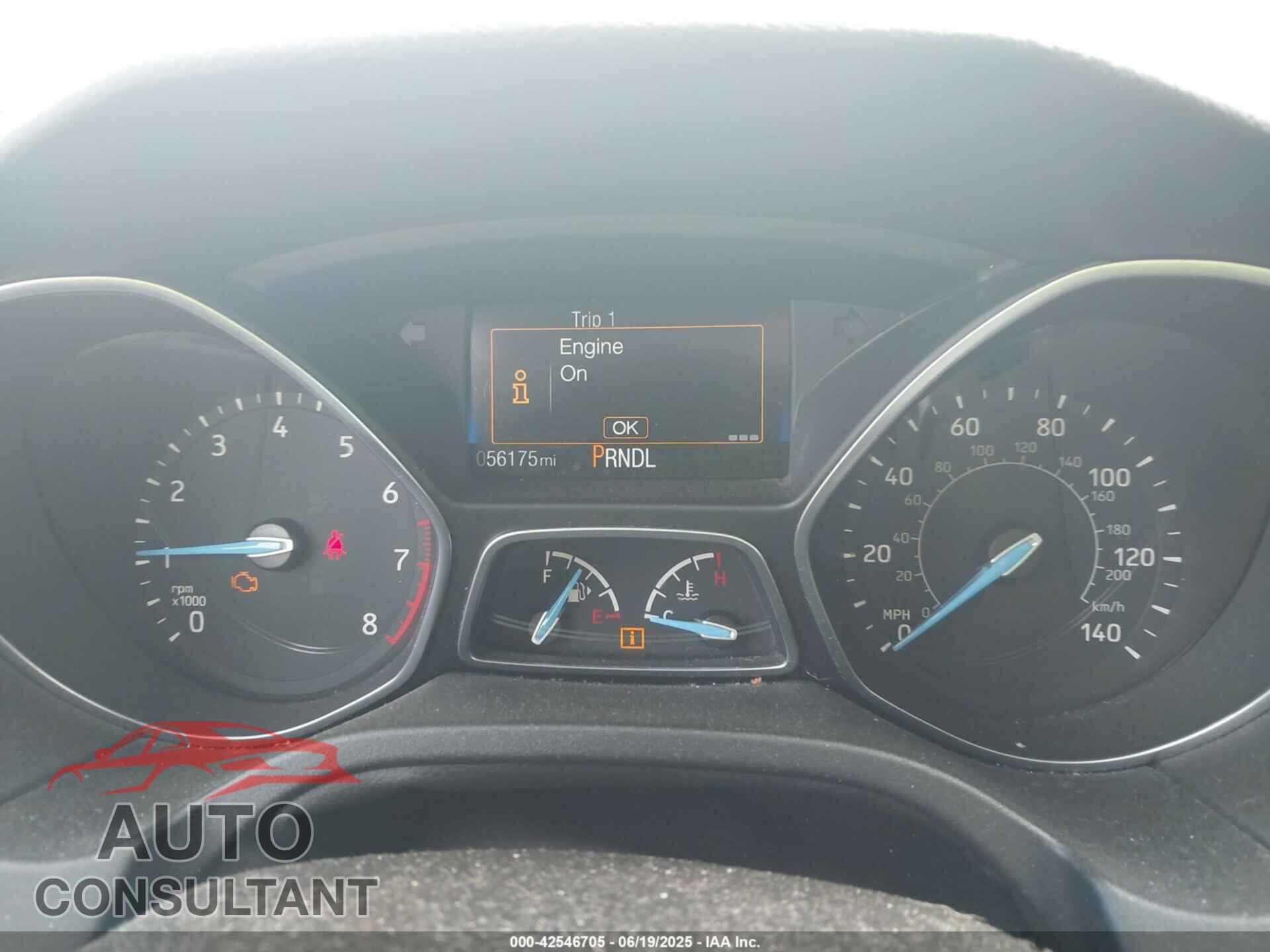 FORD FOCUS 2017 - 1FADP3E24HL301329