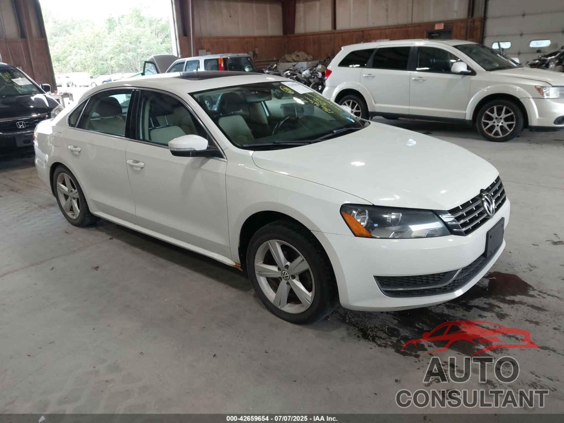 VOLKSWAGEN PASSAT 2014 - 1VWBT7A33EC072900
