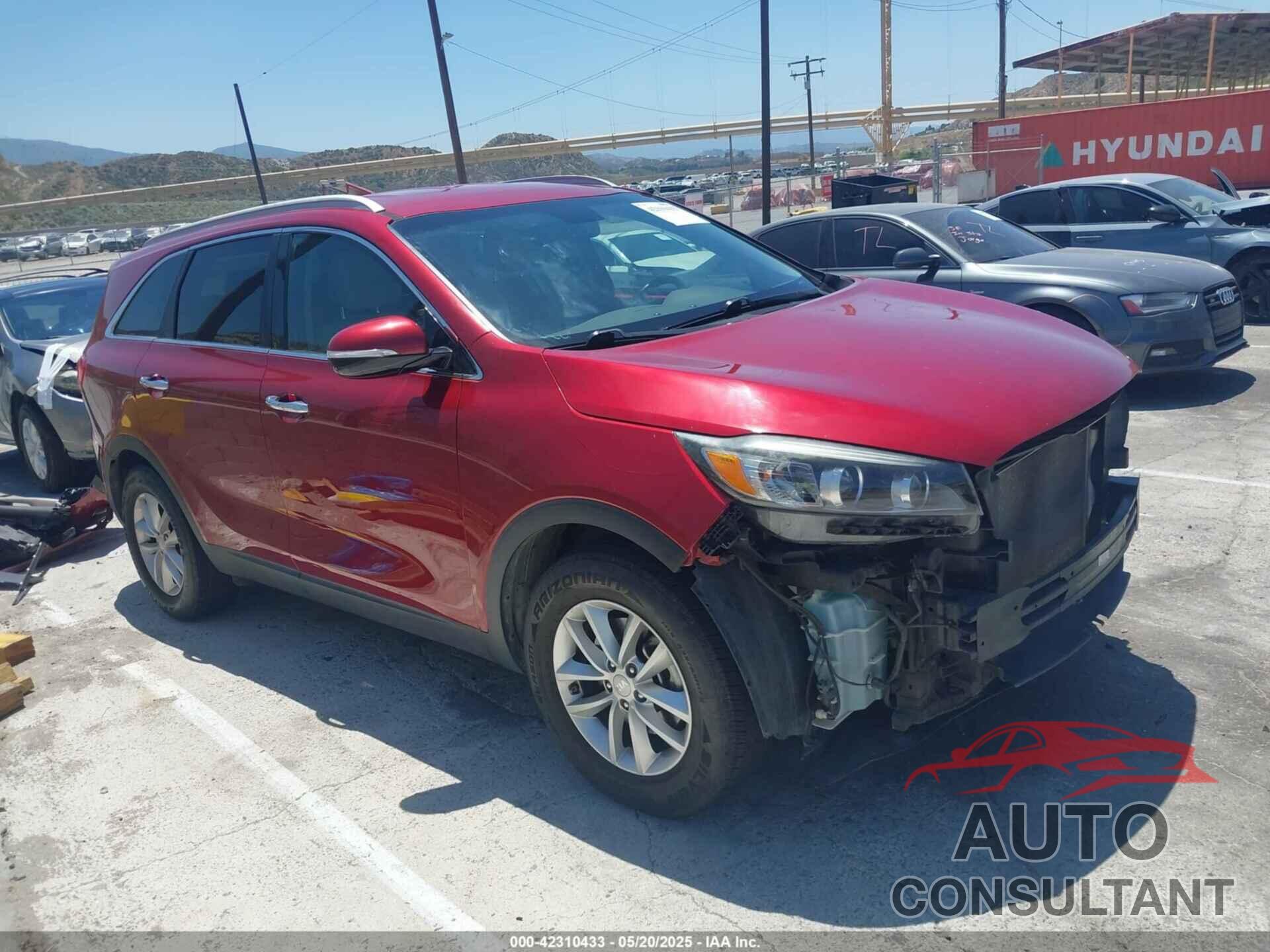 KIA SORENTO 2017 - 5XYPG4A36HG279292