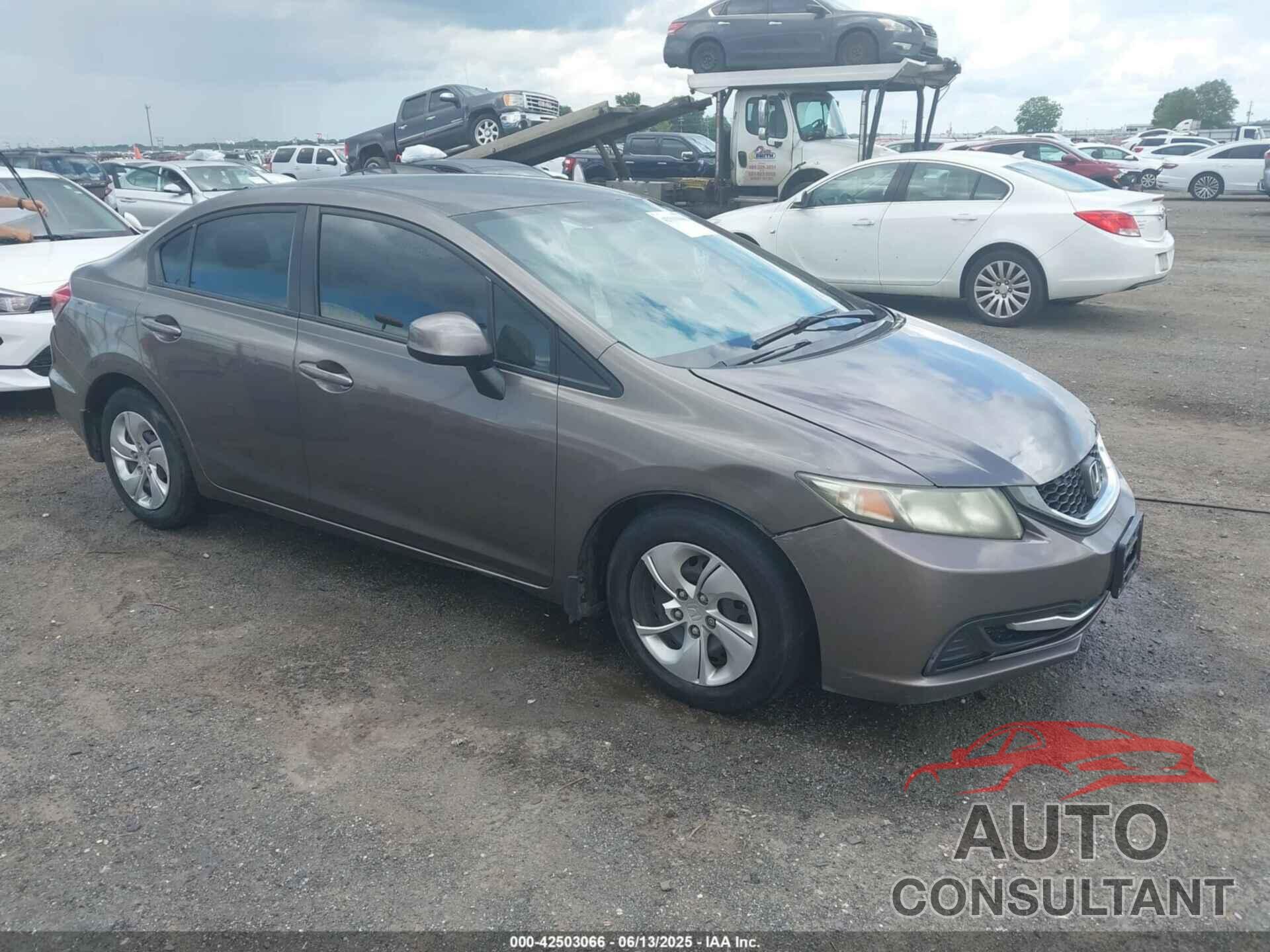 HONDA CIVIC 2013 - 2HGFB2F50DH542804