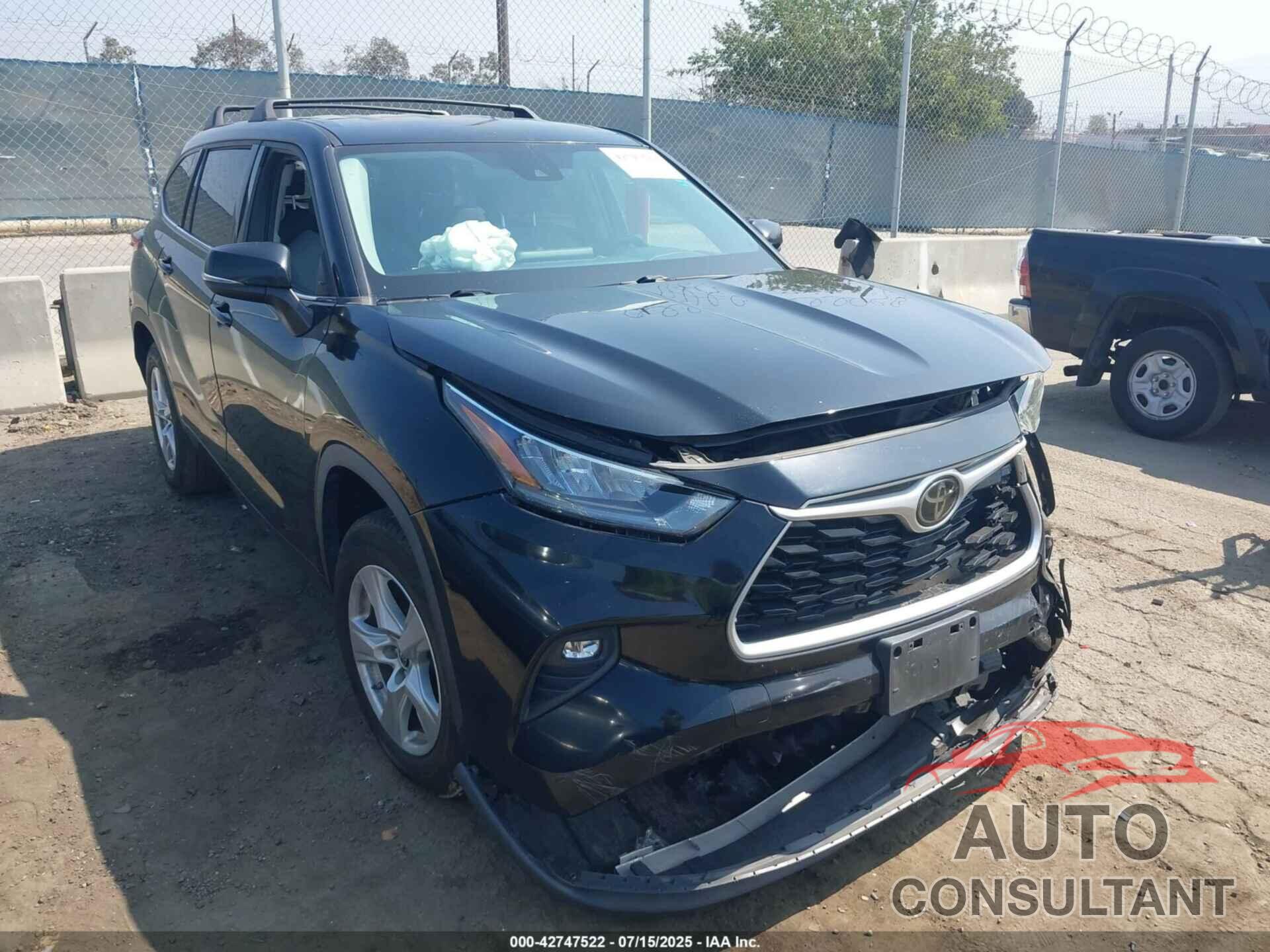 TOYOTA HIGHLANDER 2020 - 5TDZZRAH2LS019933