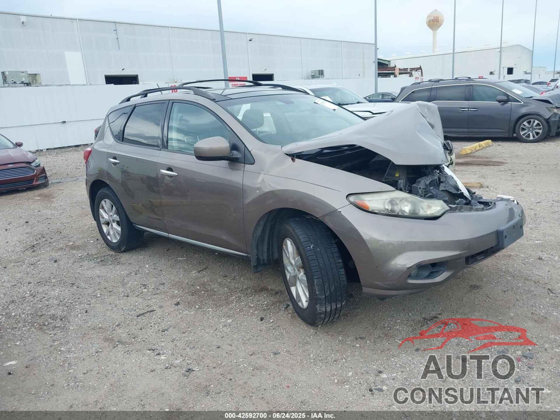 NISSAN MURANO 2012 - JN8AZ1MU8CW102178