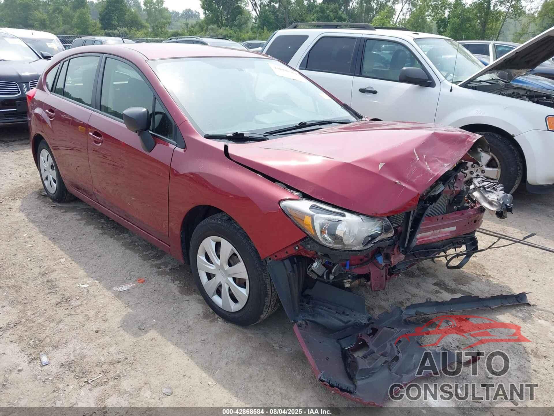 SUBARU IMPREZA 2016 - JF1GPAA65G8219220