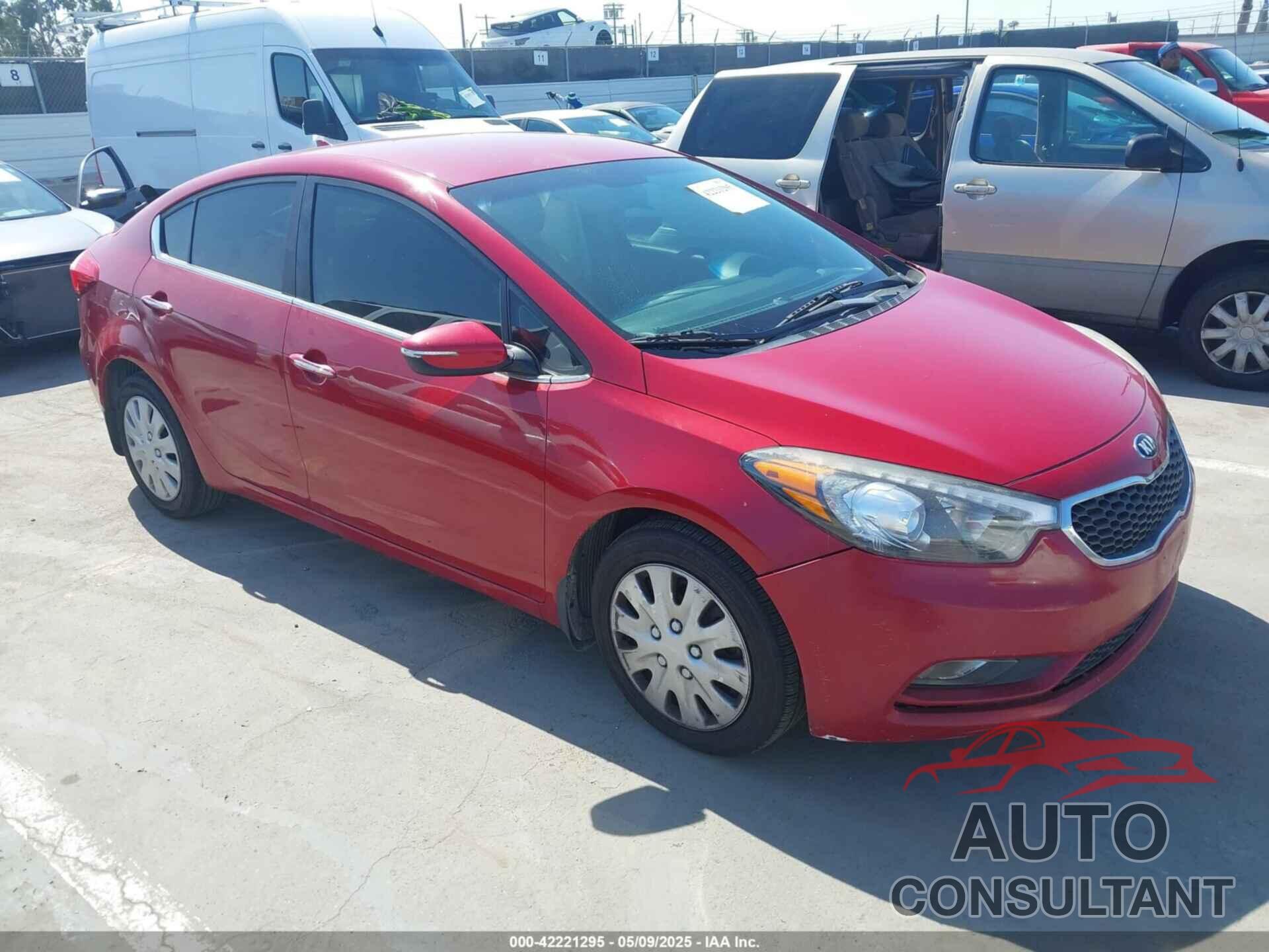 KIA FORTE 2014 - KNAFX4A80E5106263
