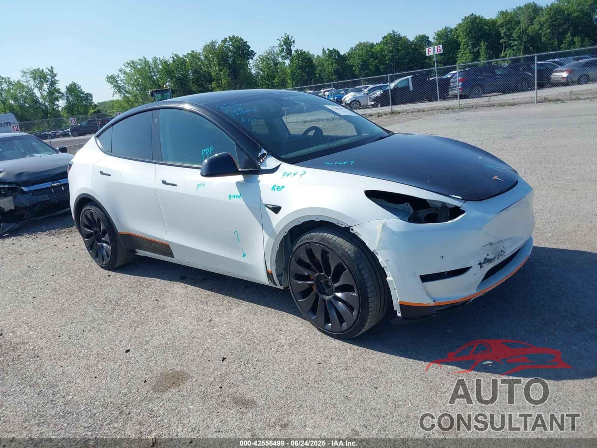 TESLA MODEL Y 2022 - 7SAYGDEF9NF308413