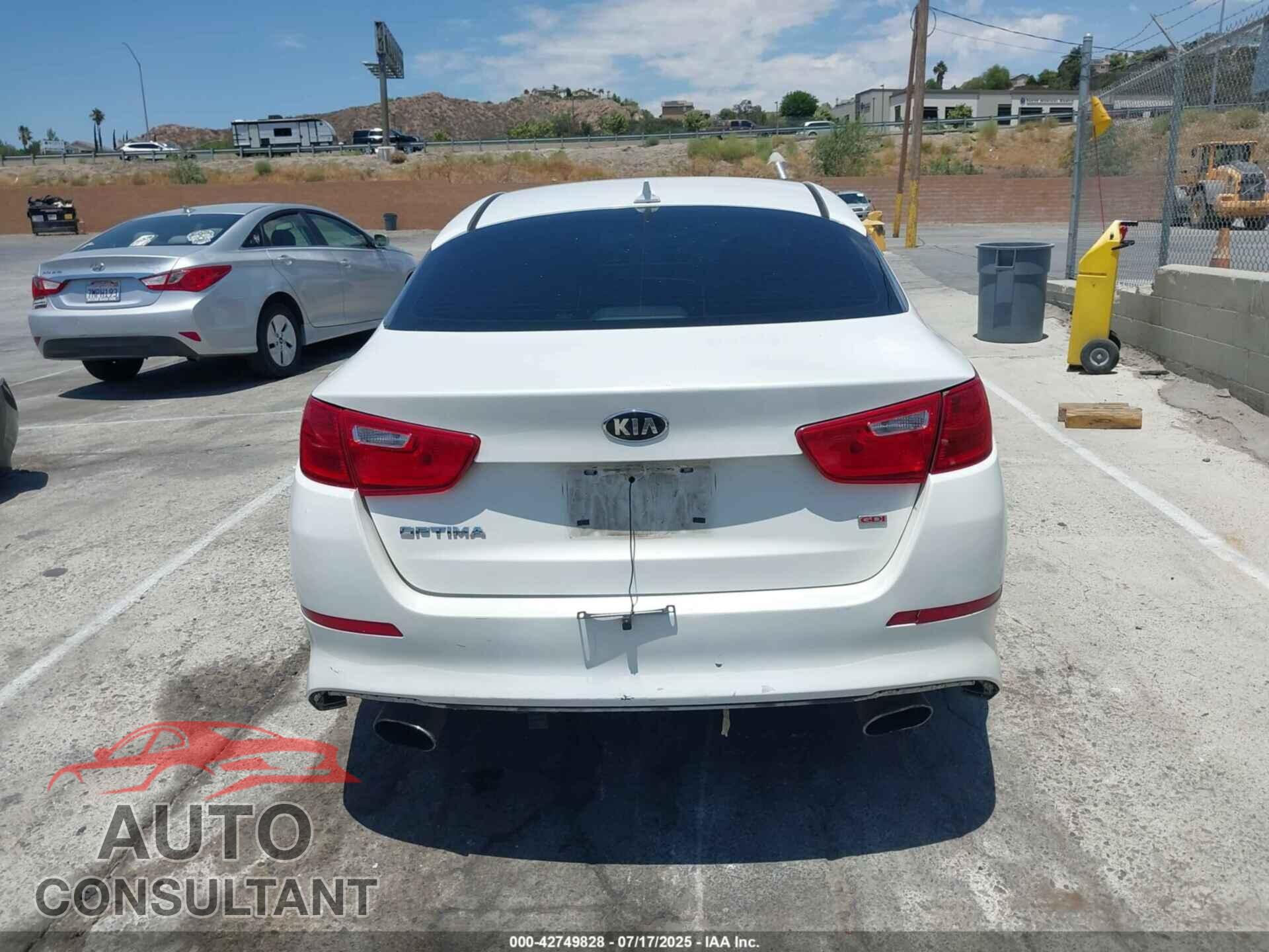 KIA OPTIMA 2015 - KNAGM4A73F5604429