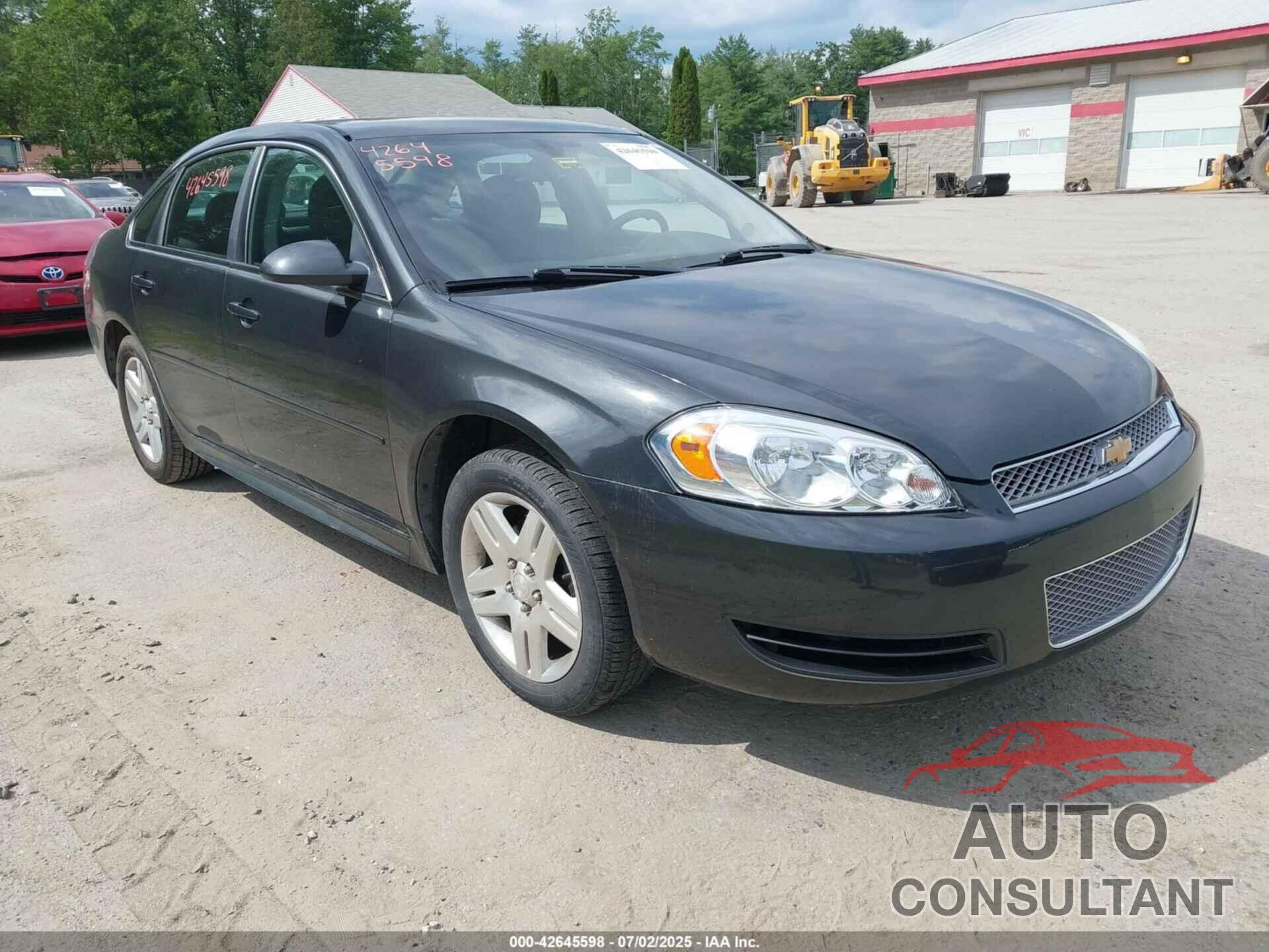 CHEVROLET IMPALA 2012 - 2G1WG5E37C1319855