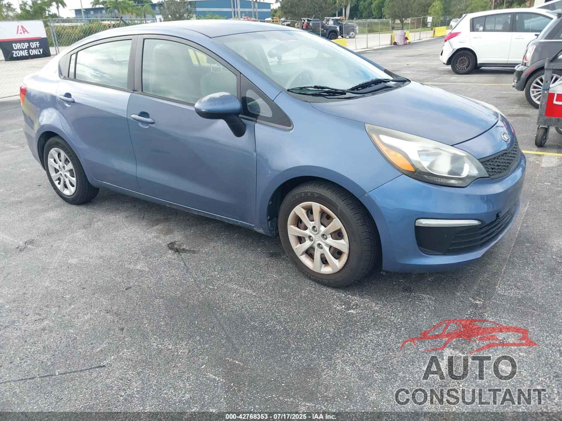 KIA RIO 2016 - KNADM4A32G6548950