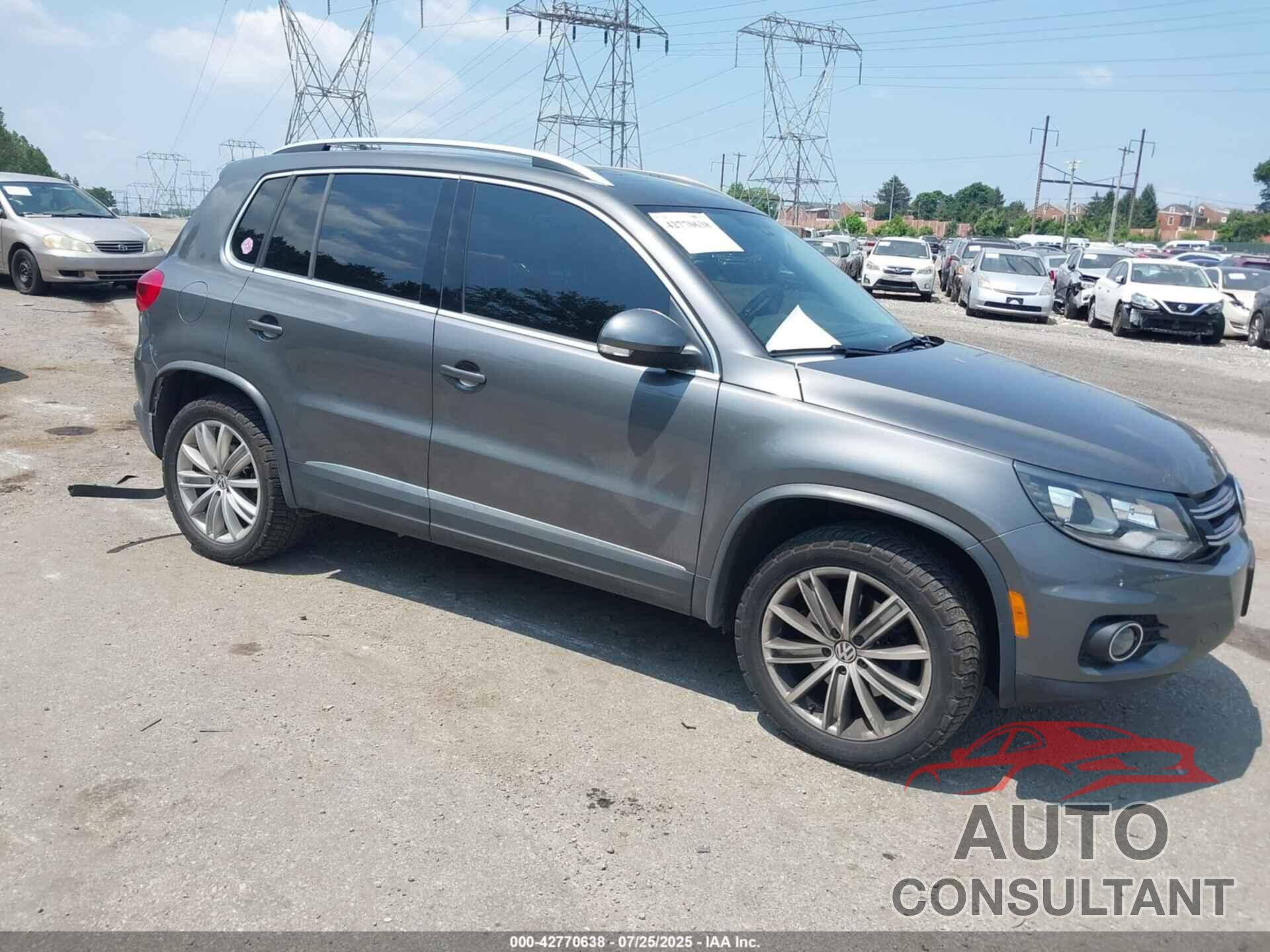VOLKSWAGEN TIGUAN 2016 - WVGBV7AX0GW602284