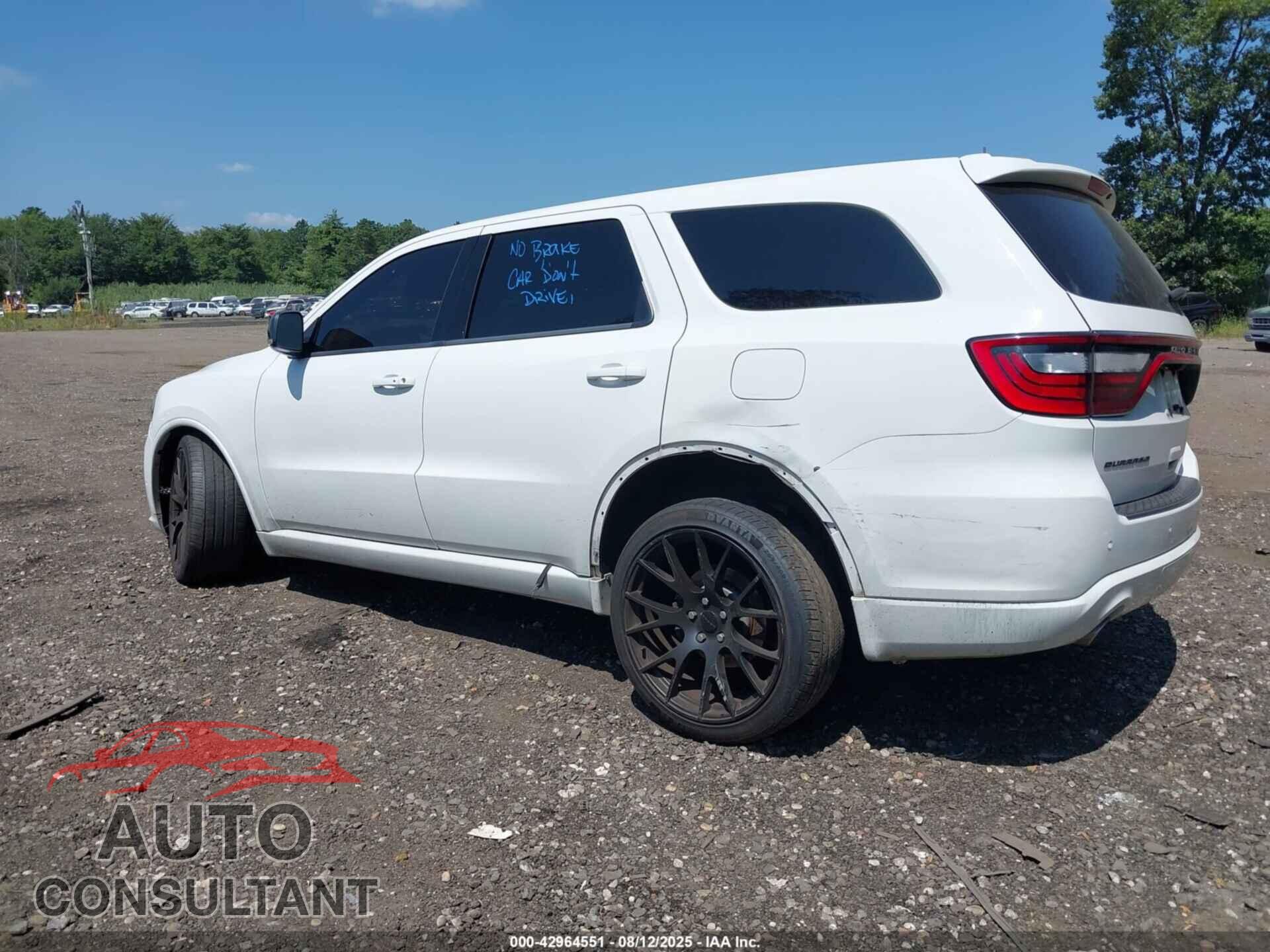 DODGE DURANGO 2018 - 1C4SDHCT9JC315932