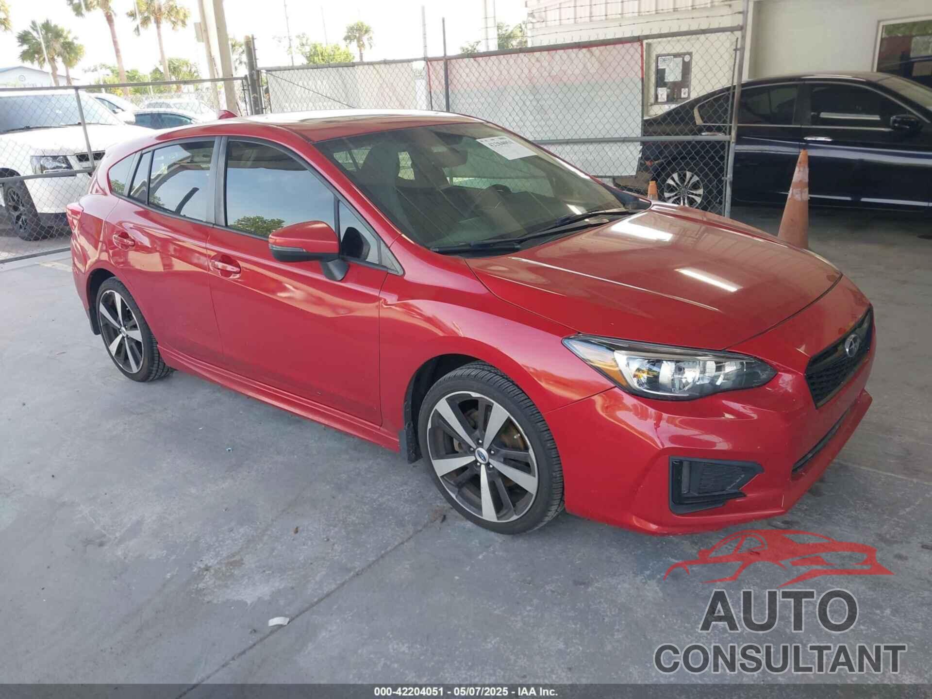 SUBARU IMPREZA 2018 - 4S3GTAM62J3731927