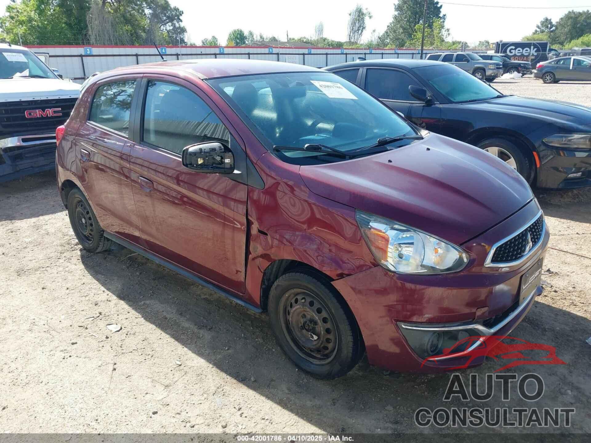 MITSUBISHI MIRAGE 2019 - ML32A3HJ0KH009423