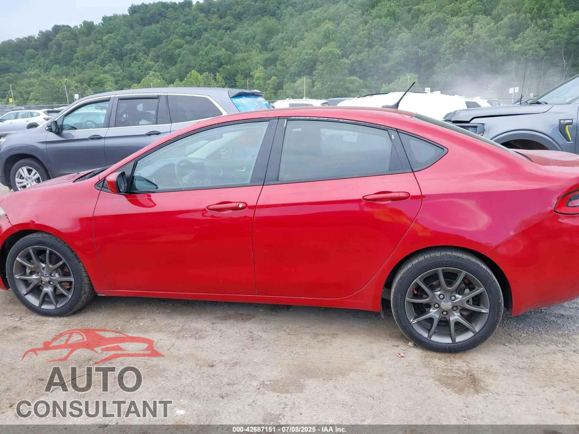 DODGE DART 2013 - 1C3CDFBA1DD295235
