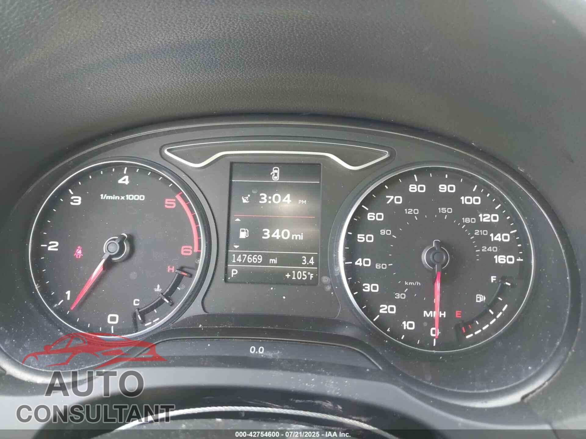 AUDI A3 2015 - WAUCJGFF8F1077987