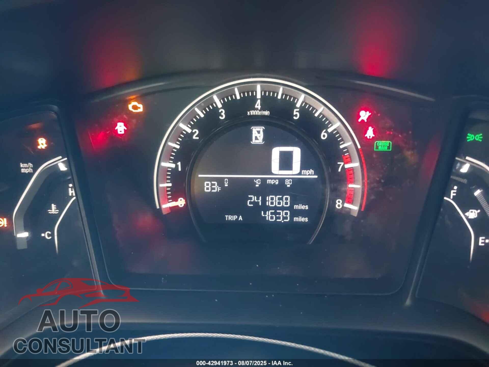 HONDA CIVIC 2016 - 19XFC2F52GE203604