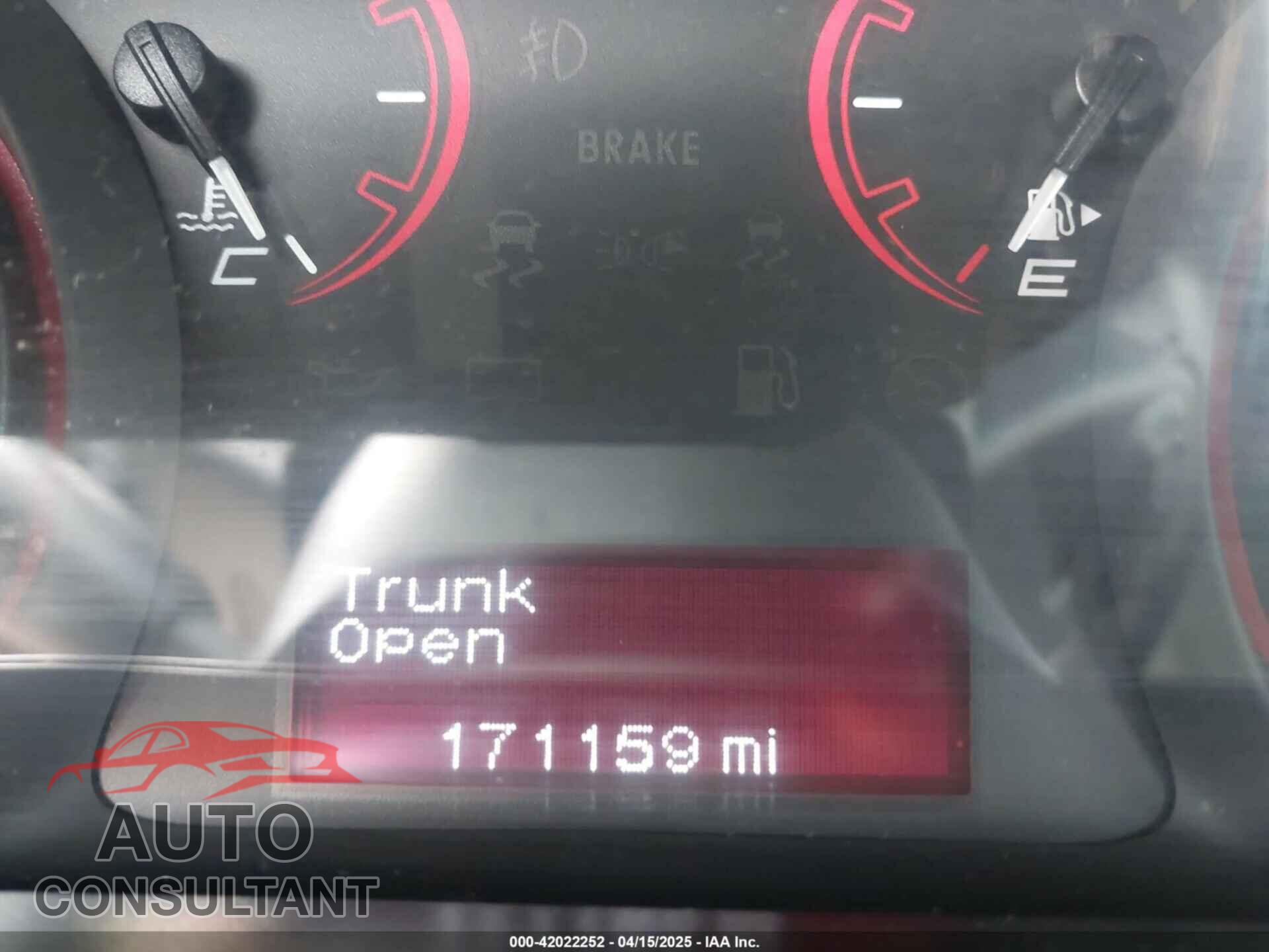 DODGE DART 2015 - 1C3CDFBB5FD116724