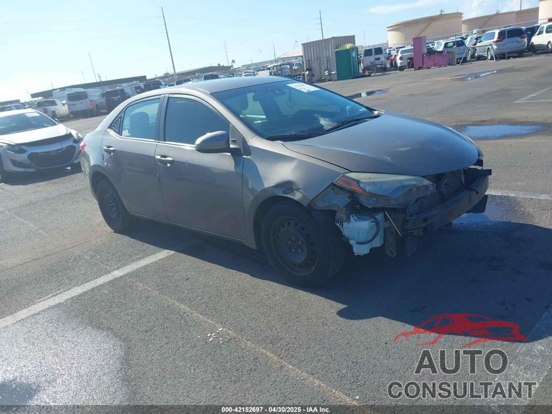 TOYOTA COROLLA 2017 - 5YFBURHE2HP592424
