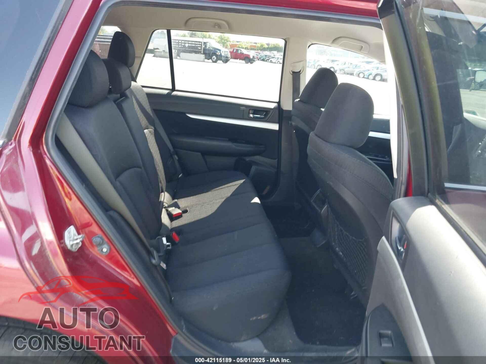 SUBARU OUTBACK 2012 - 4S4BRBCC3C3294833