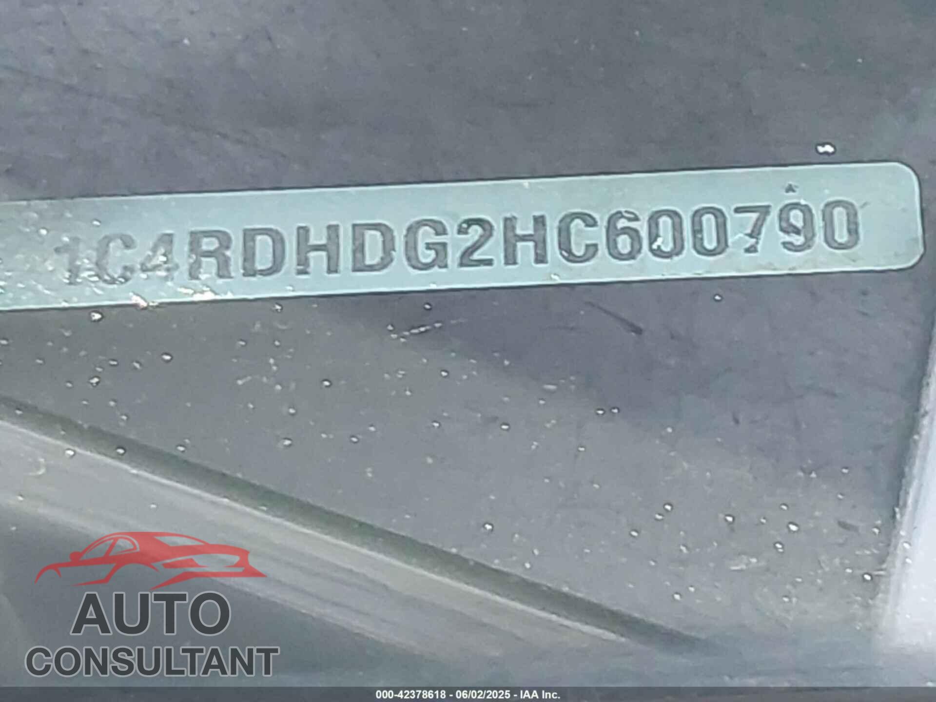 DODGE DURANGO 2017 - 1C4RDHDG2HC600790