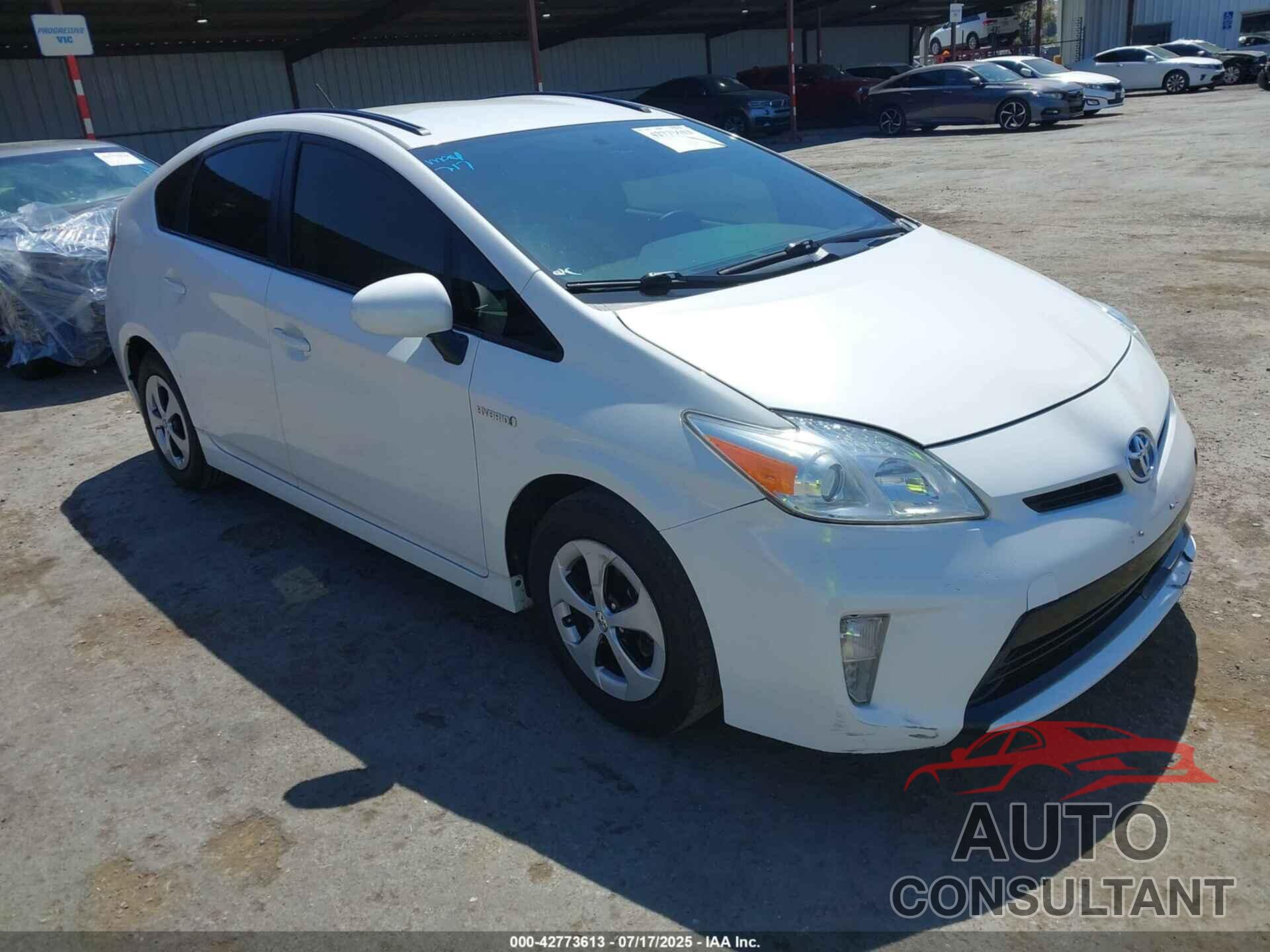 TOYOTA PRIUS 2013 - JTDKN3DU8D5538768