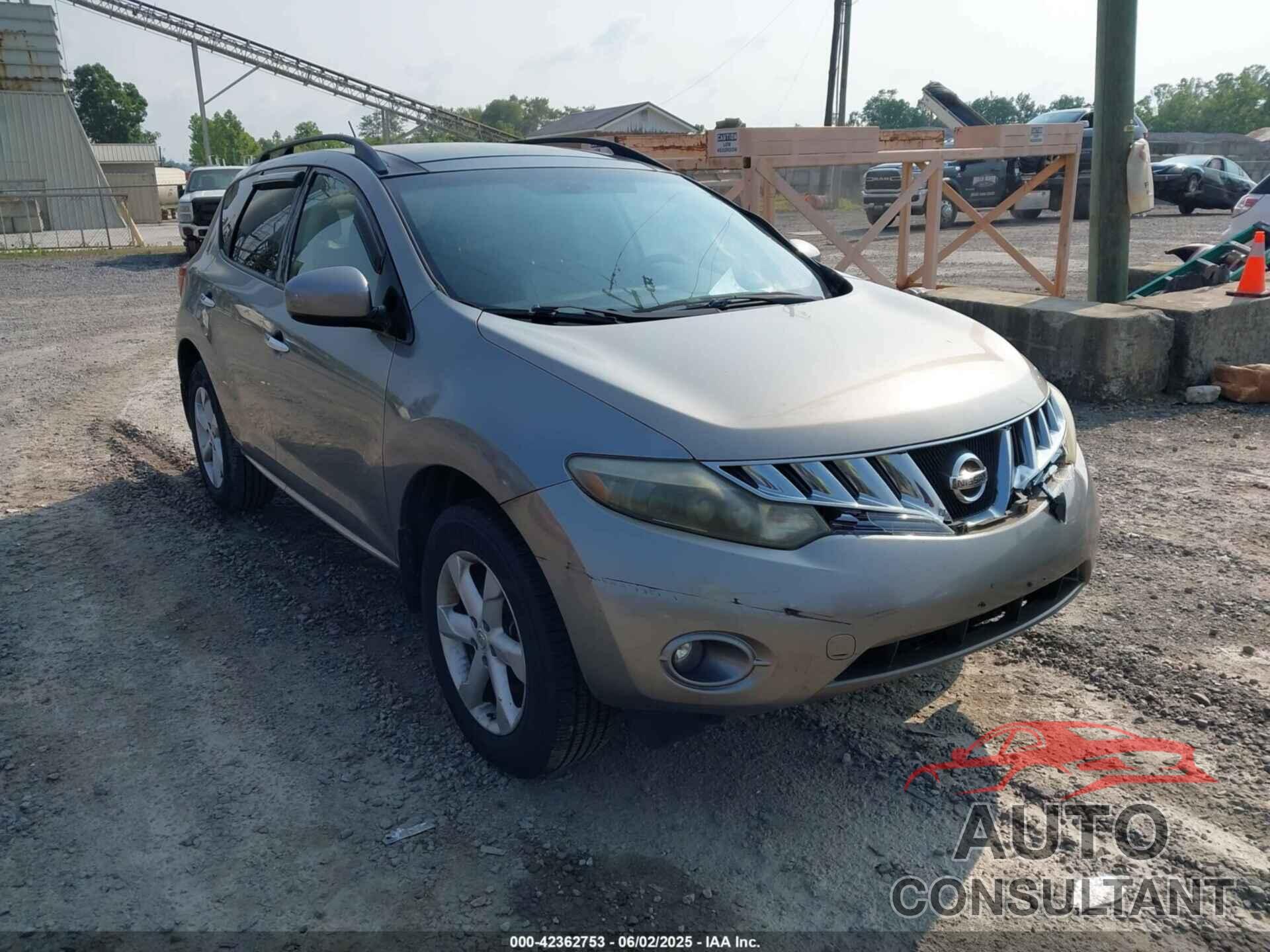 NISSAN MURANO 2009 - JN8AZ18W19W155941