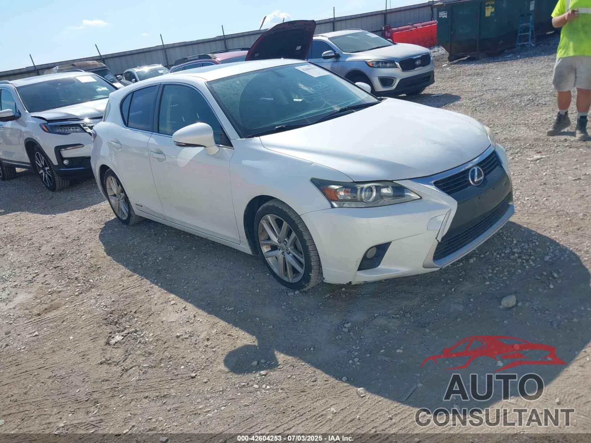 LEXUS CT 200H 2014 - JTHKD5BH3E2194594