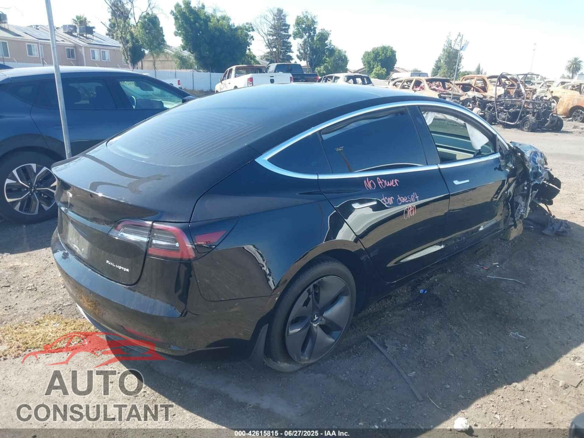 TESLA MODEL 3 2018 - 5YJ3E1EB5JF062995