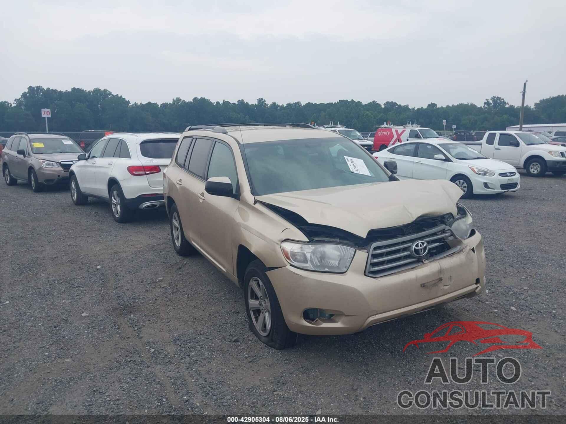 TOYOTA HIGHLANDER 2010 - 5TDBK3EH2AS013351