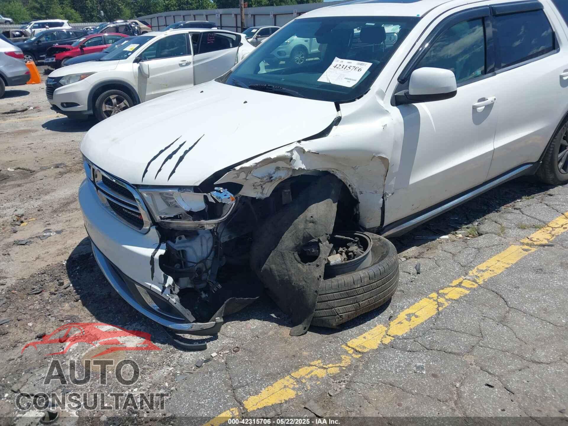 DODGE DURANGO 2017 - 1C4RDHAG2HC724384