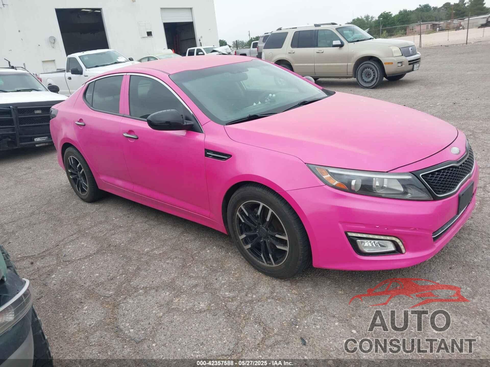 KIA OPTIMA 2014 - KNAGM4A77E5453187