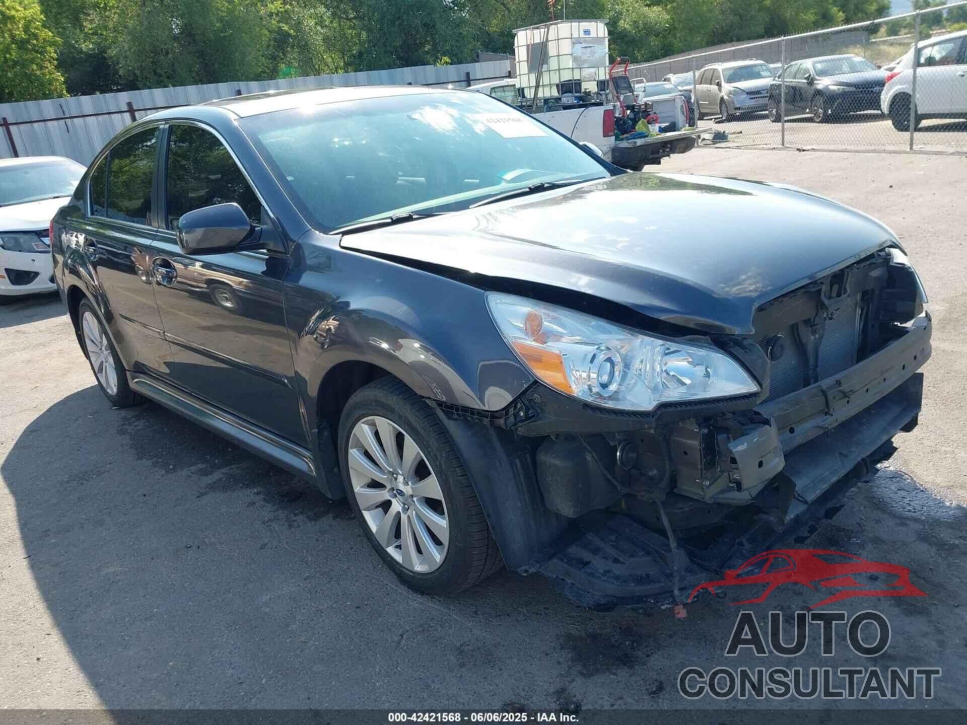 SUBARU LEGACY 2012 - 4S3BMBK61C3010565