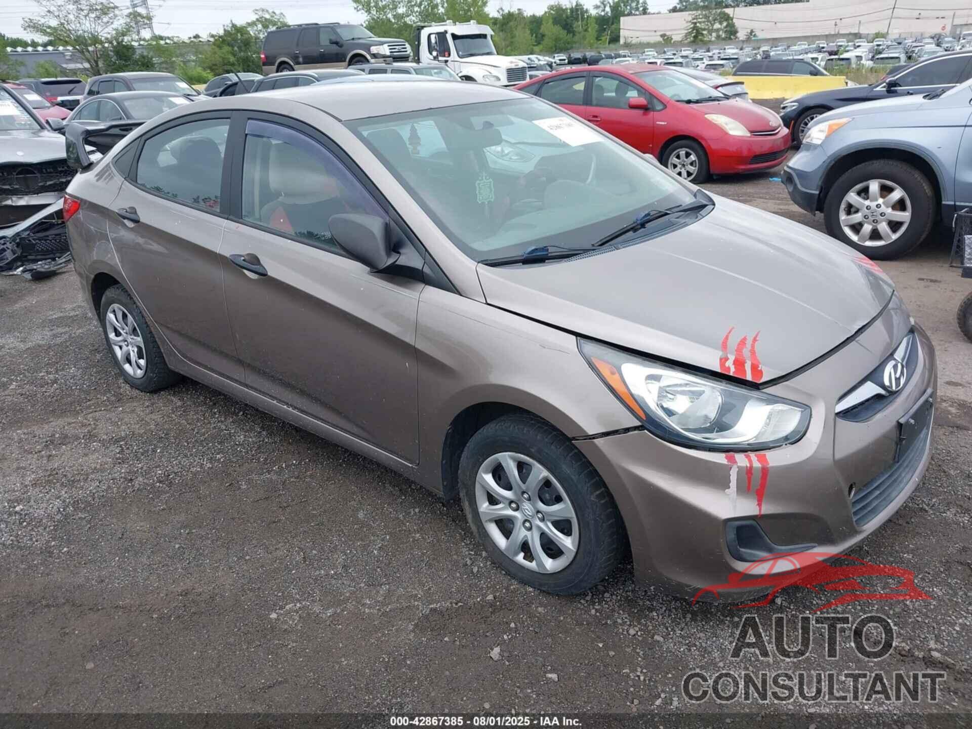 HYUNDAI ACCENT 2012 - KMHCT4AE5CU063075