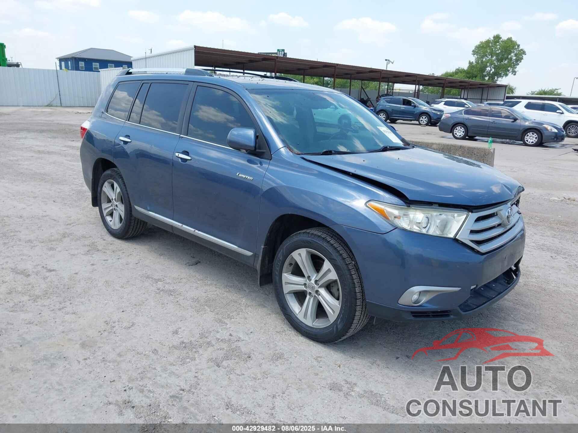 TOYOTA HIGHLANDER 2013 - 5TDYK3EH7DS121916