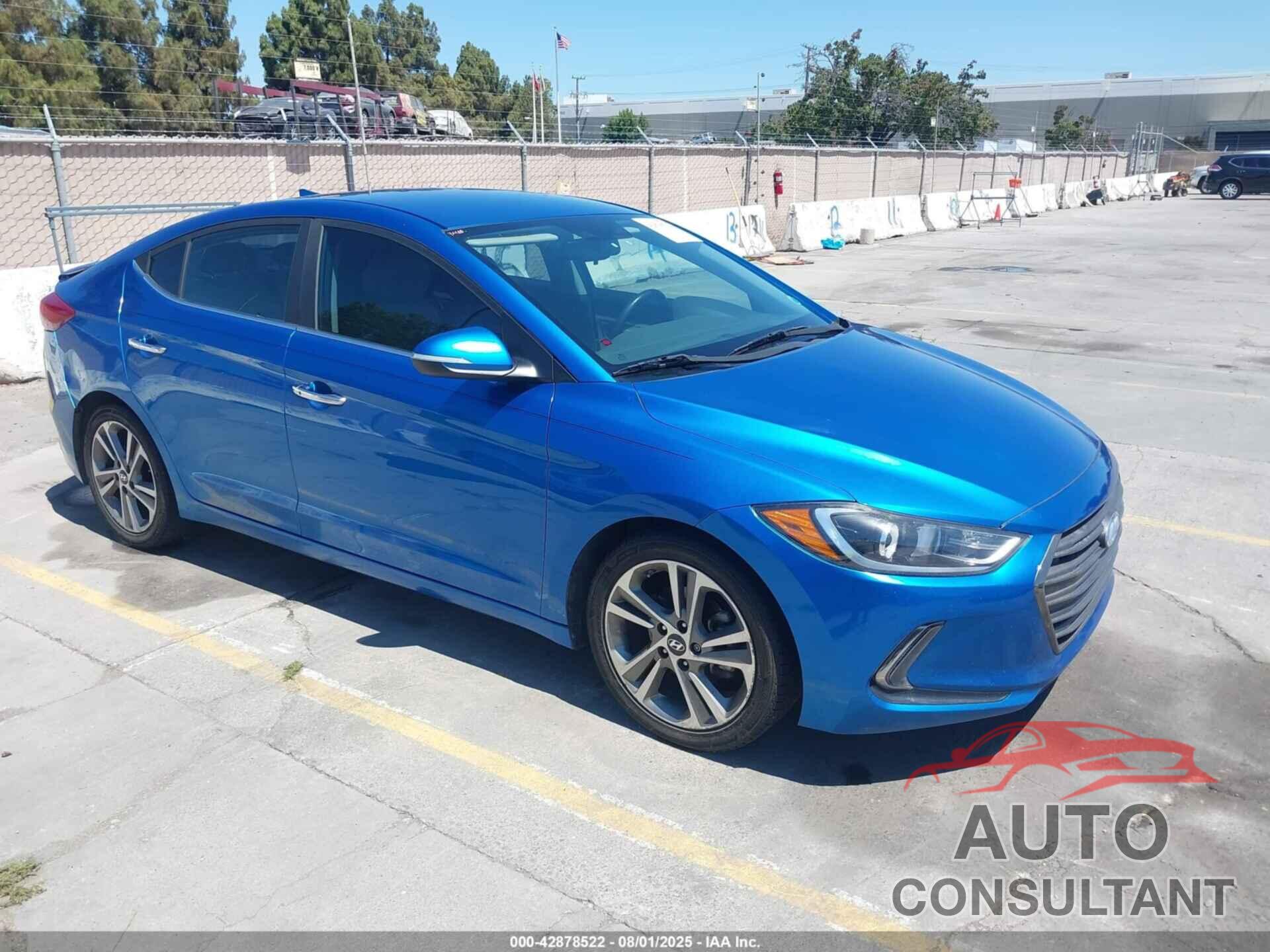 HYUNDAI ELANTRA 2017 - 5NPD84LF5HH078435