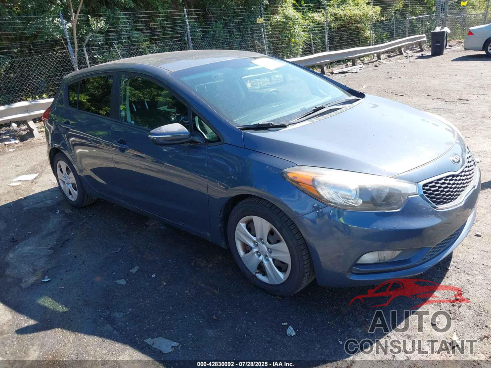 KIA FORTE 2016 - KNAFK5A81G5547066