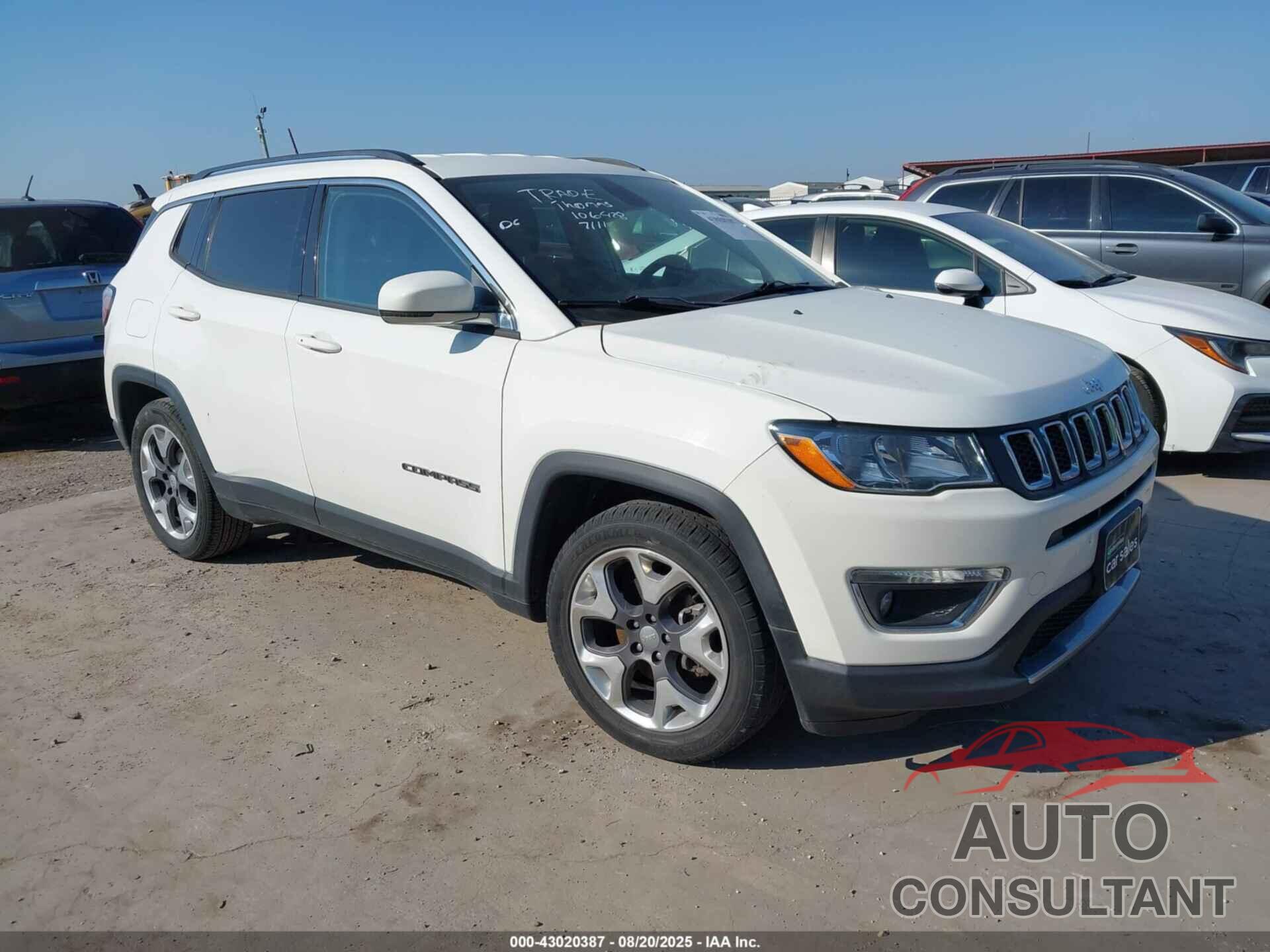 JEEP COMPASS 2019 - 3C4NJCCB3KT802405