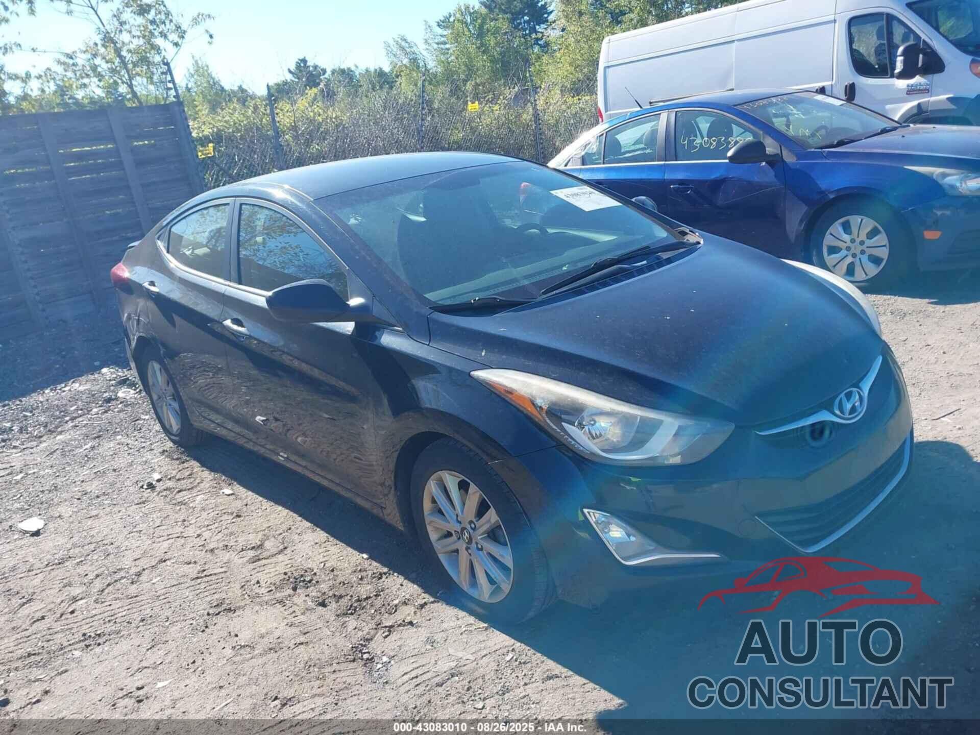 HYUNDAI ELANTRA 2016 - KMHDH4AE8GU481514