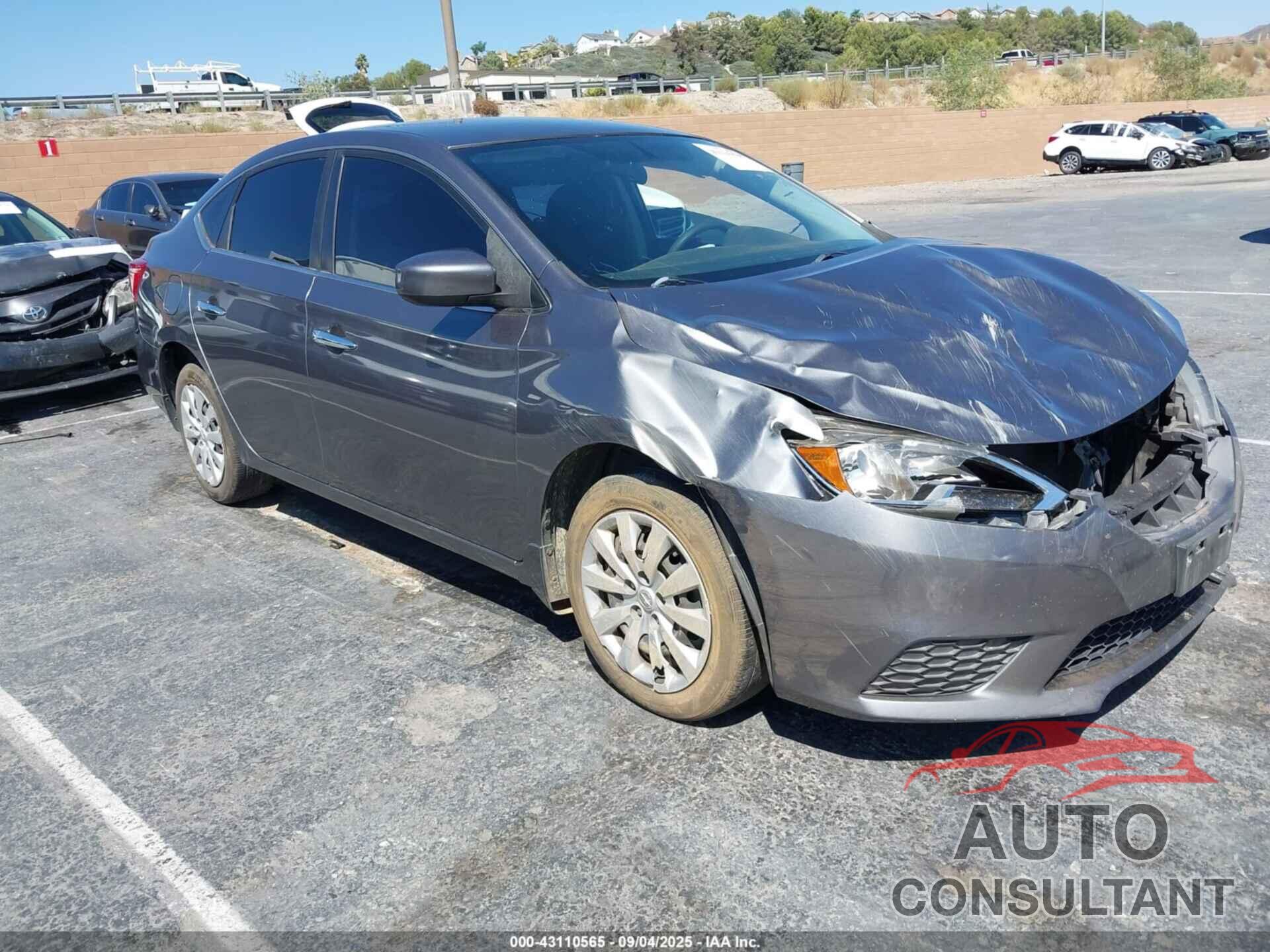 NISSAN SENTRA 2019 - 3N1AB7AP9KY427739