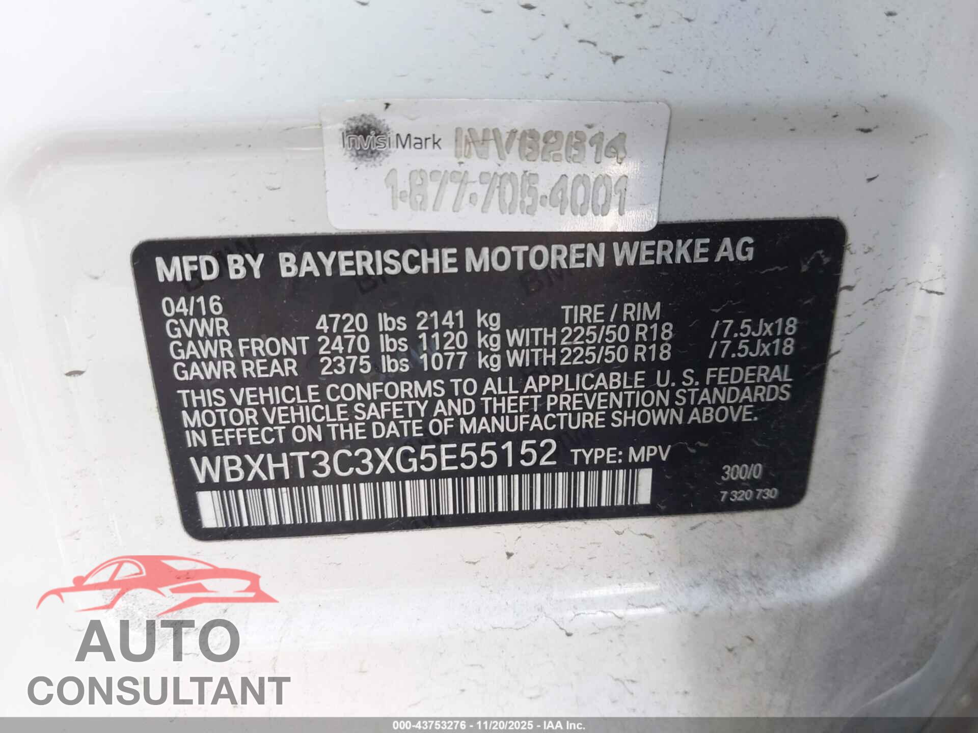 BMW X1 2016 - WBXHT3C3XG5E55152
