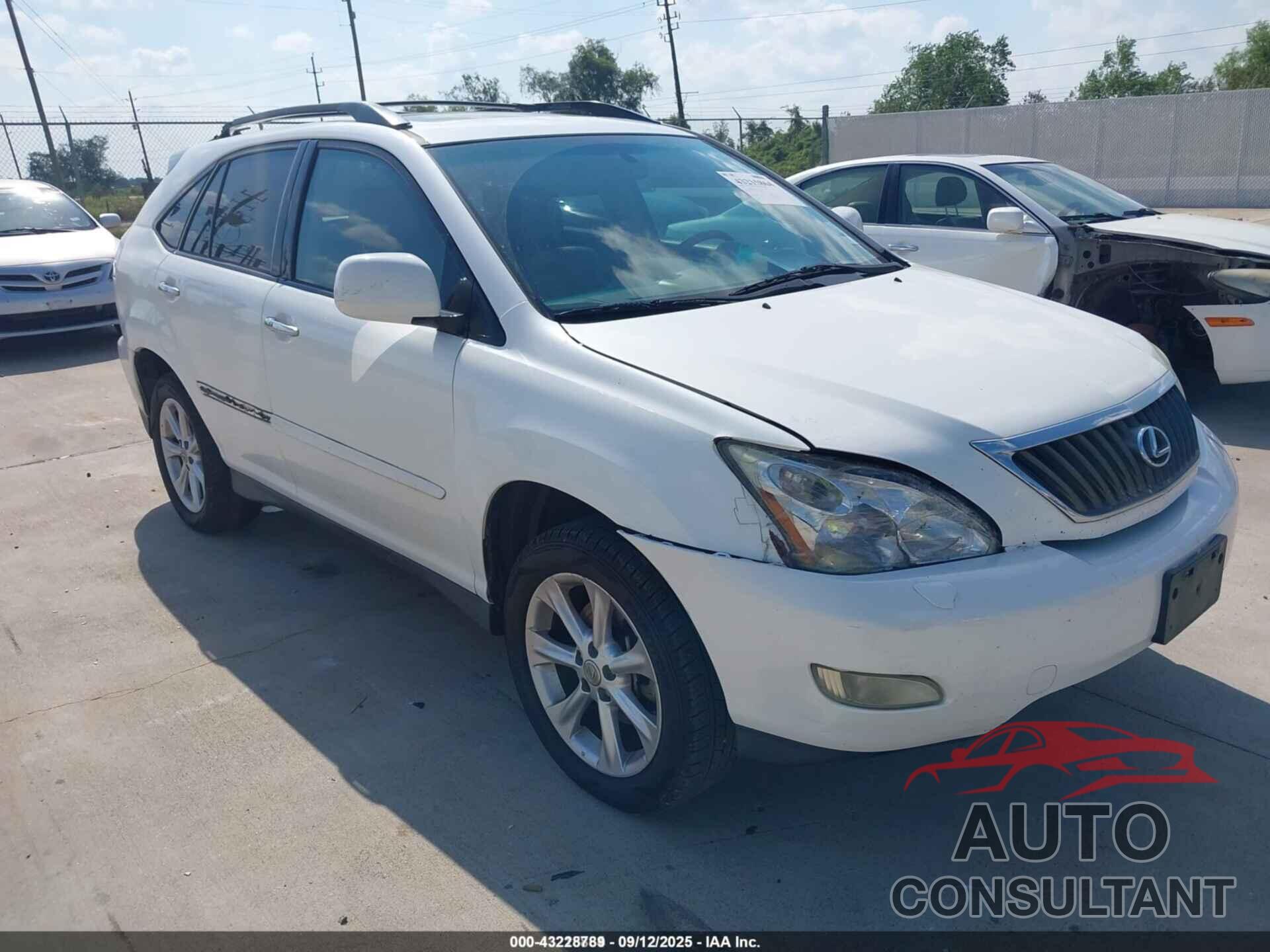 LEXUS RX 350 2009 - 2T2GK31U99C079761