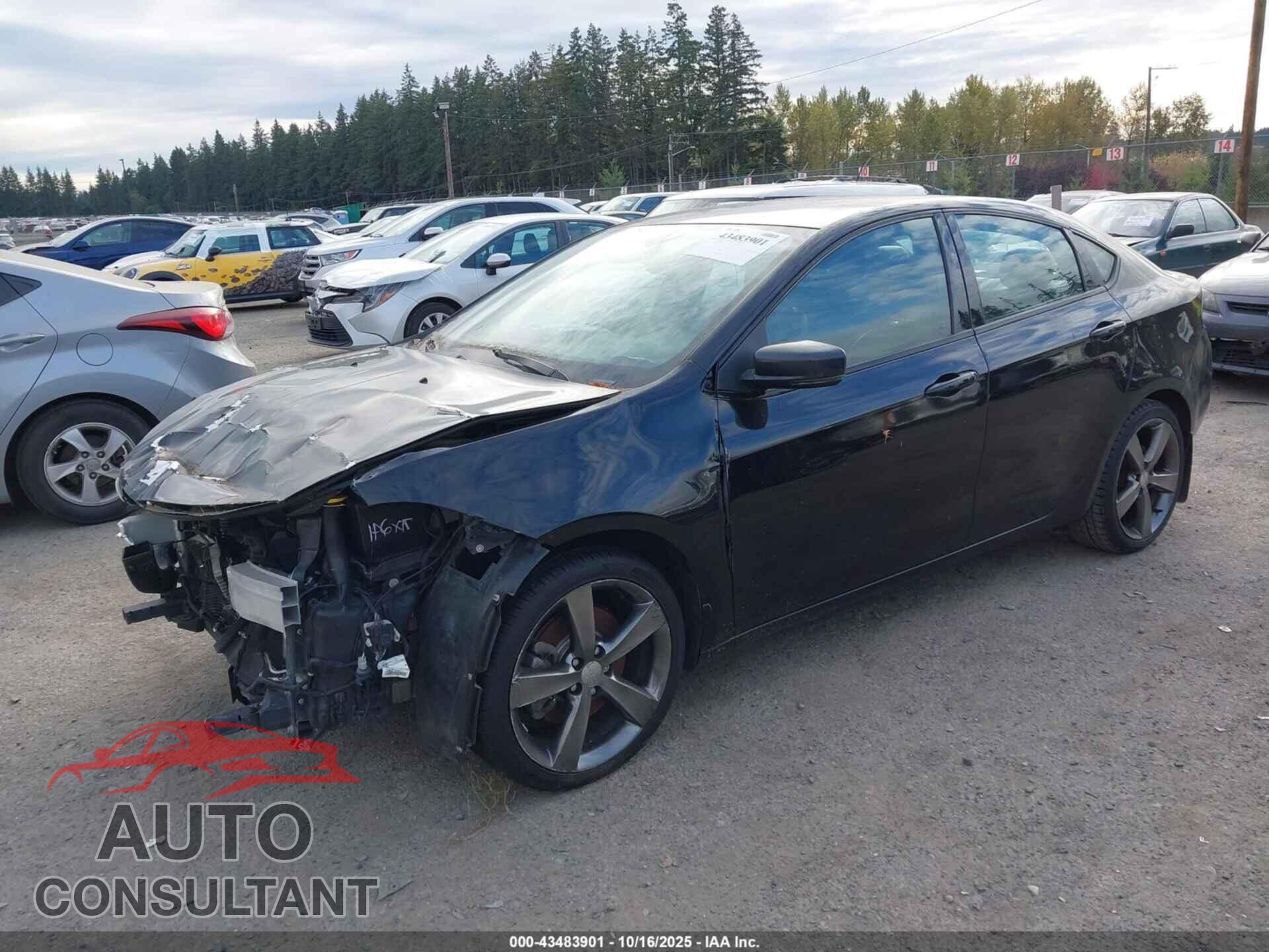 DODGE DART 2015 - 1C3CDFEB2FD141401