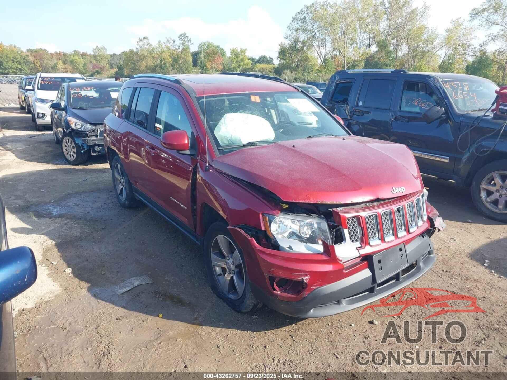 JEEP COMPASS 2016 - 1C4NJCEA3GD731854