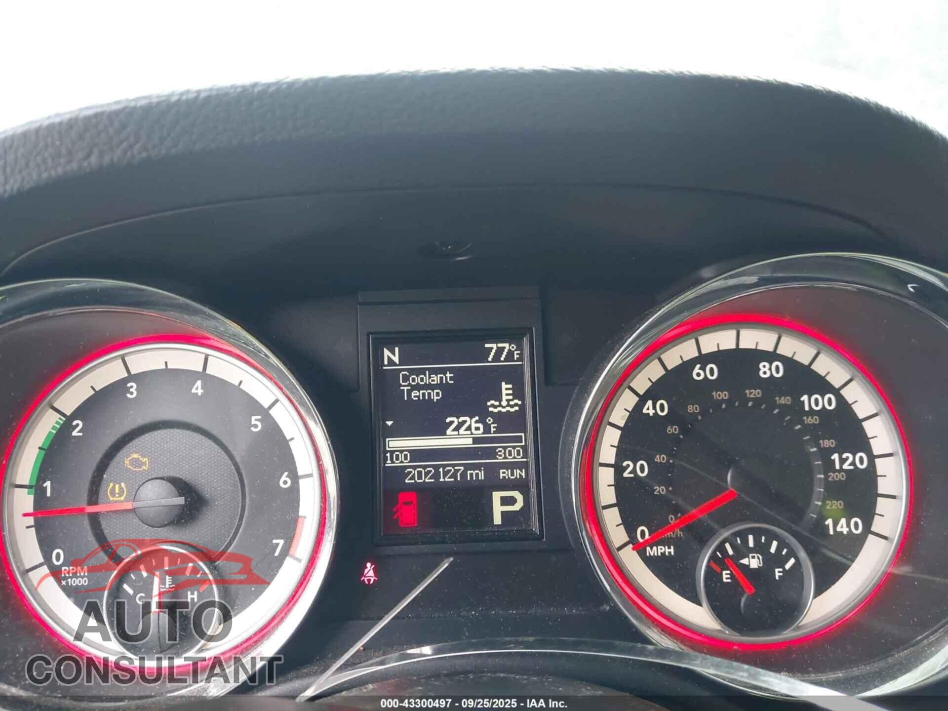 DODGE DURANGO 2013 - 1C4RDJAG4DC658776