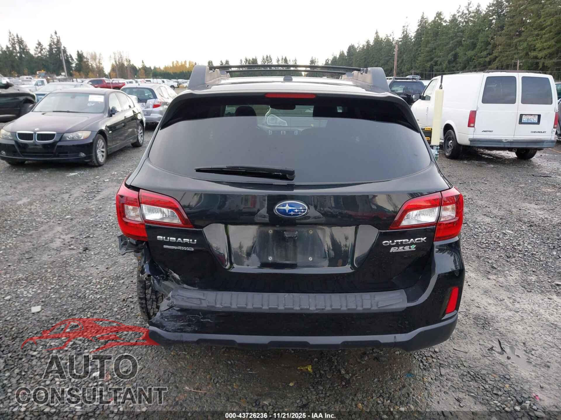 SUBARU OUTBACK 2015 - 4S4BSALC1F3282814