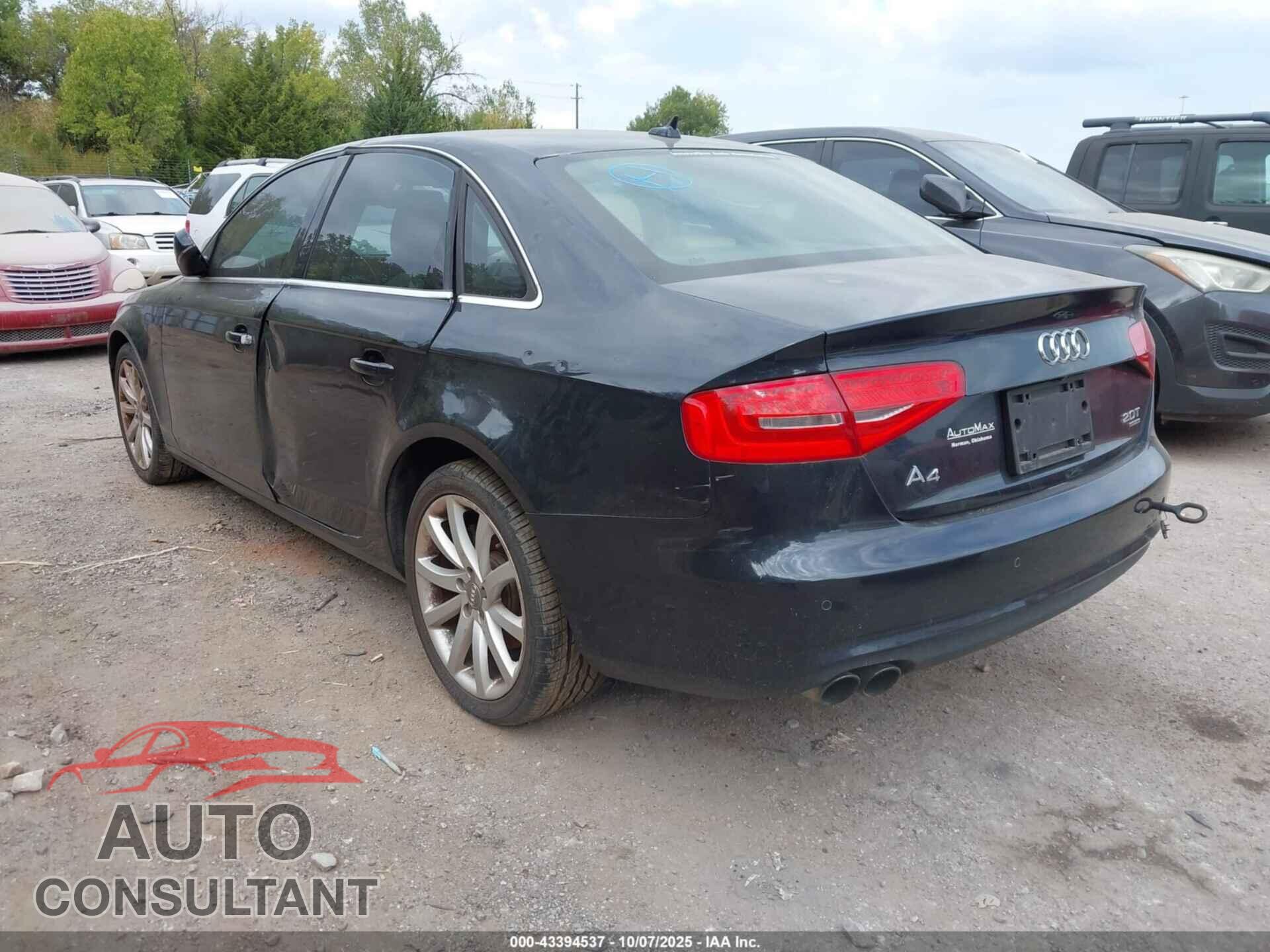 AUDI A4 2013 - WAUFFAFL1DN030436