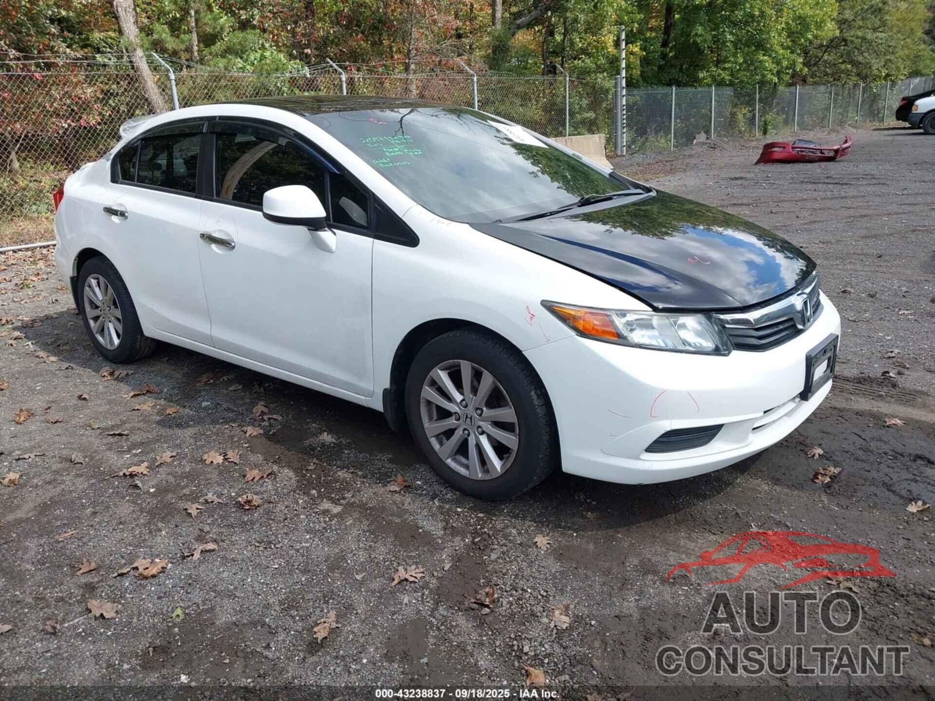 HONDA CIVIC 2012 - 19XFB2F81CE097587