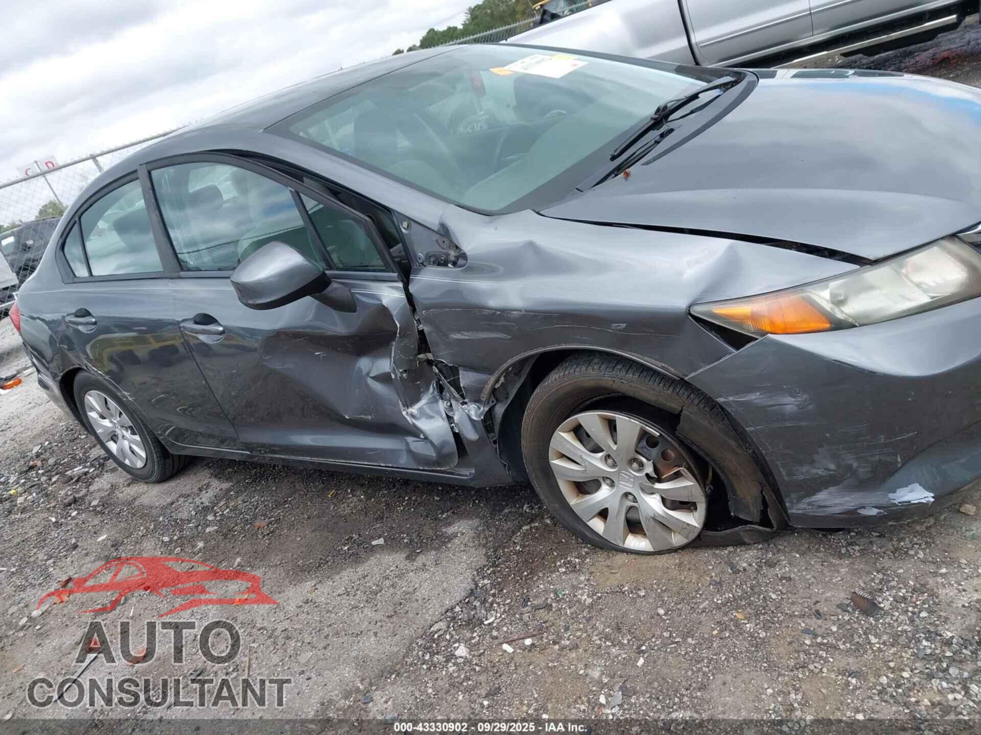 HONDA CIVIC 2012 - 19XFB2F52CE066192